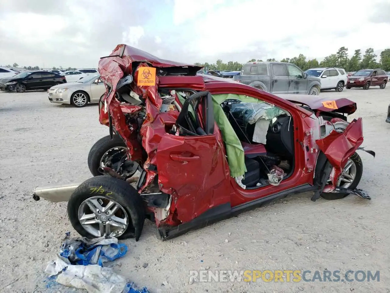 3 Photograph of a damaged car KM8K12AA9MU748121 HYUNDAI KONA 2021