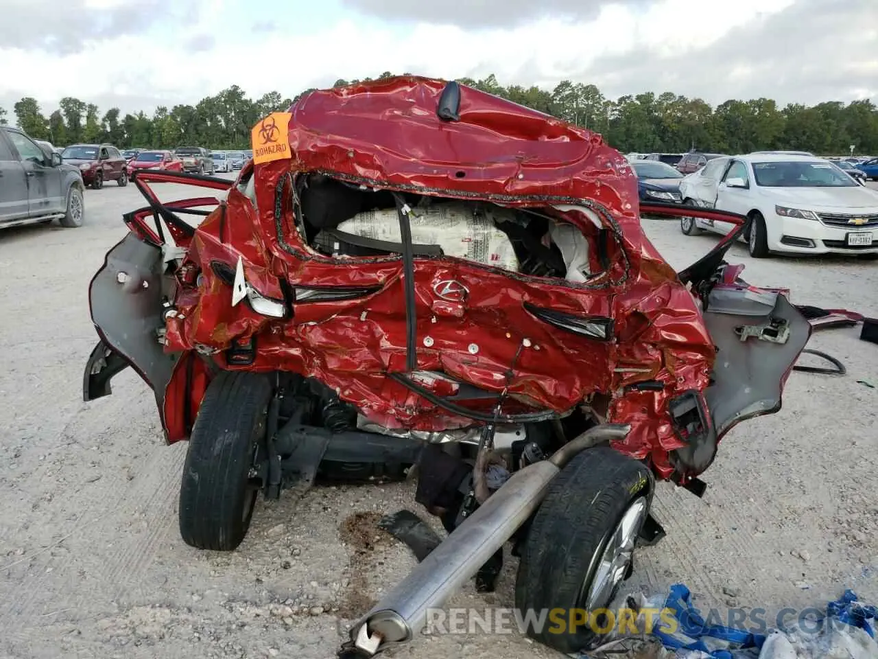 6 Photograph of a damaged car KM8K12AA9MU748121 HYUNDAI KONA 2021