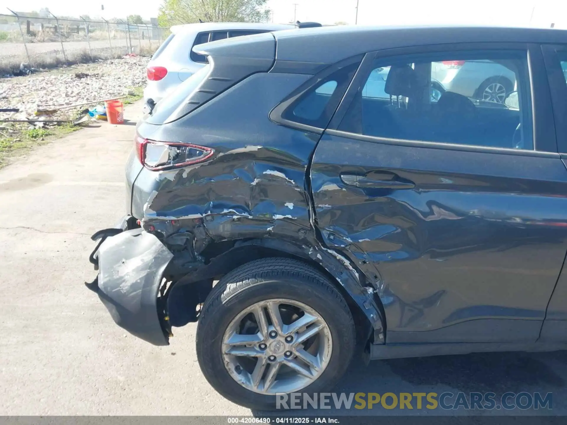 6 Photograph of a damaged car KM8K12AA9MU752475 HYUNDAI KONA 2021