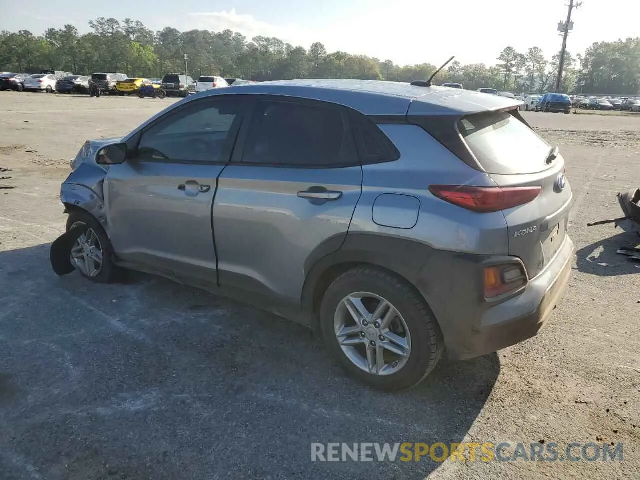 2 Photograph of a damaged car KM8K12AAXMU642258 HYUNDAI KONA 2021