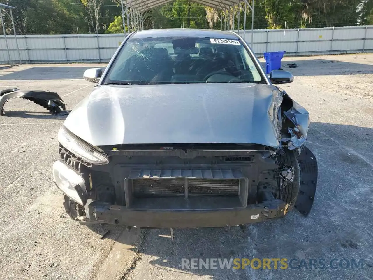 5 Photograph of a damaged car KM8K12AAXMU642258 HYUNDAI KONA 2021