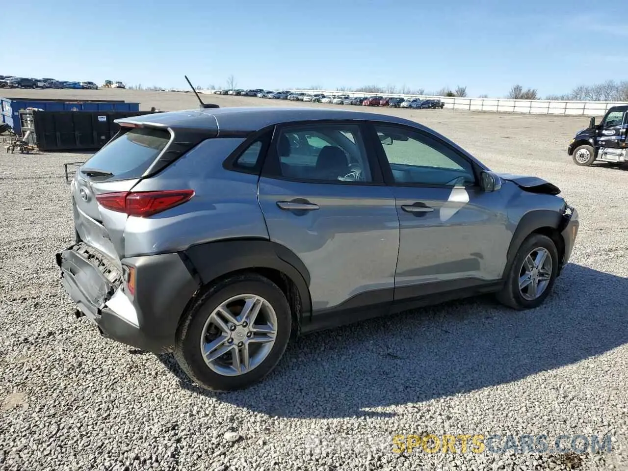 3 Photograph of a damaged car KM8K12AAXMU702555 HYUNDAI KONA 2021