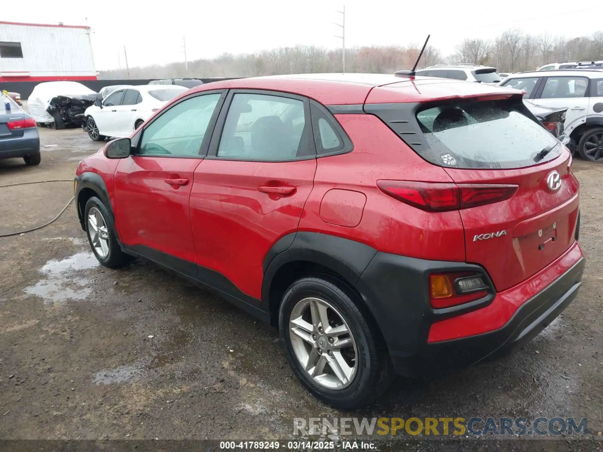 3 Photograph of a damaged car KM8K1CAA0MU736896 HYUNDAI KONA 2021
