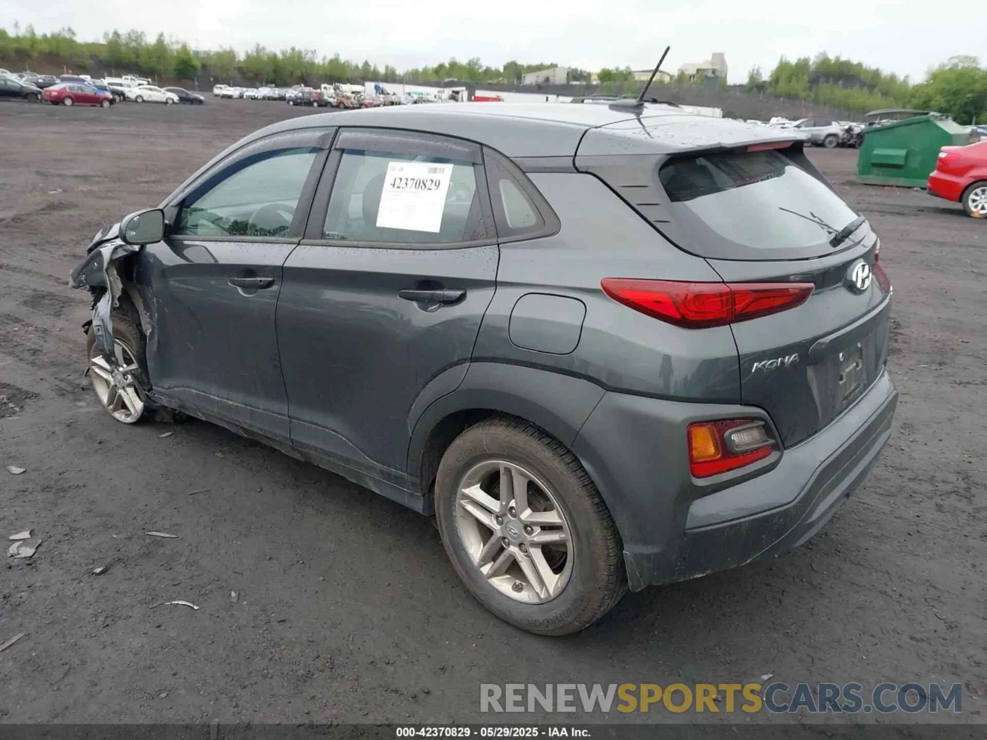 3 Photograph of a damaged car KM8K1CAA1MU648231 HYUNDAI KONA 2021