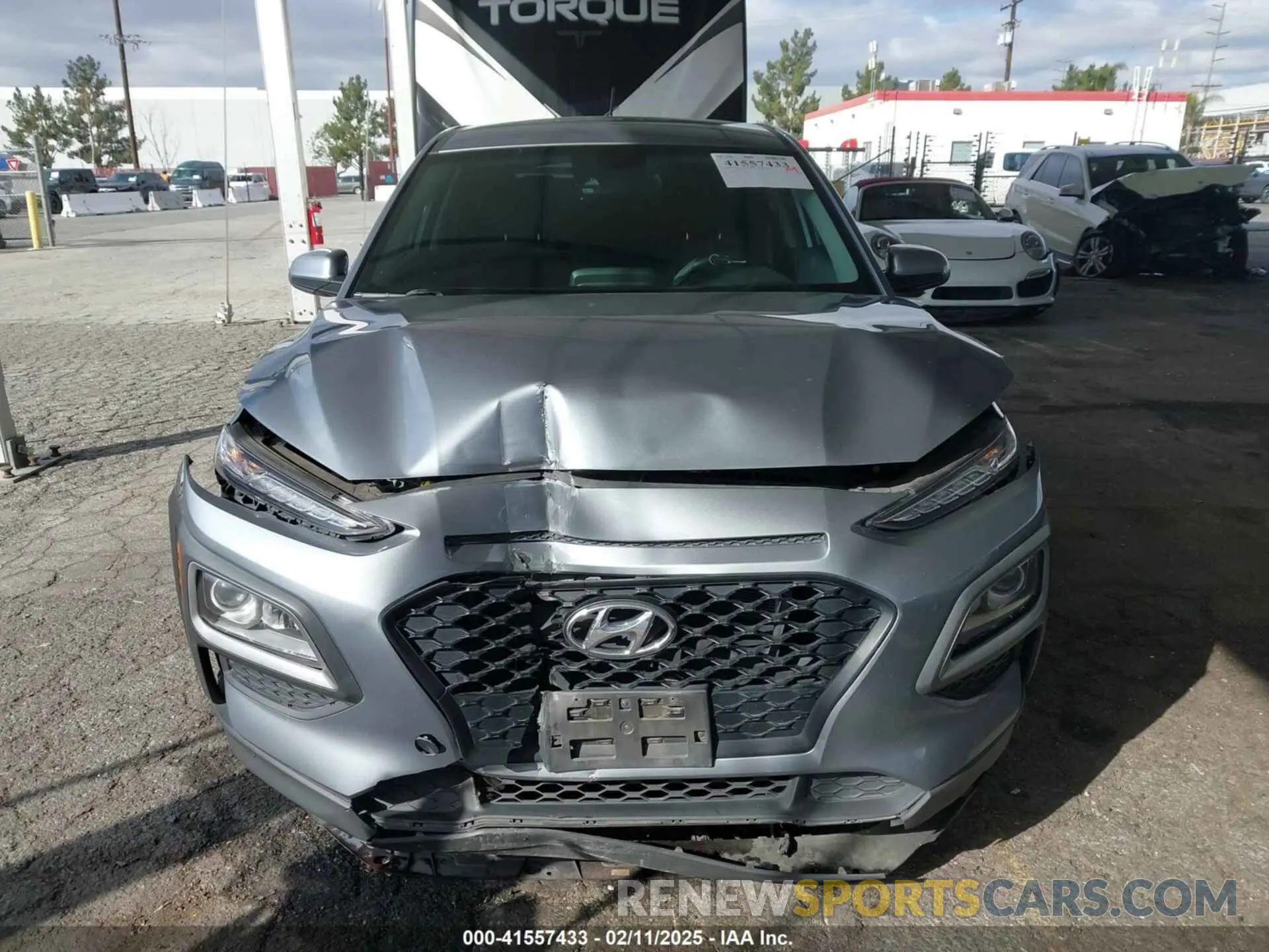 12 Photograph of a damaged car KM8K1CAA1MU690480 HYUNDAI KONA 2021