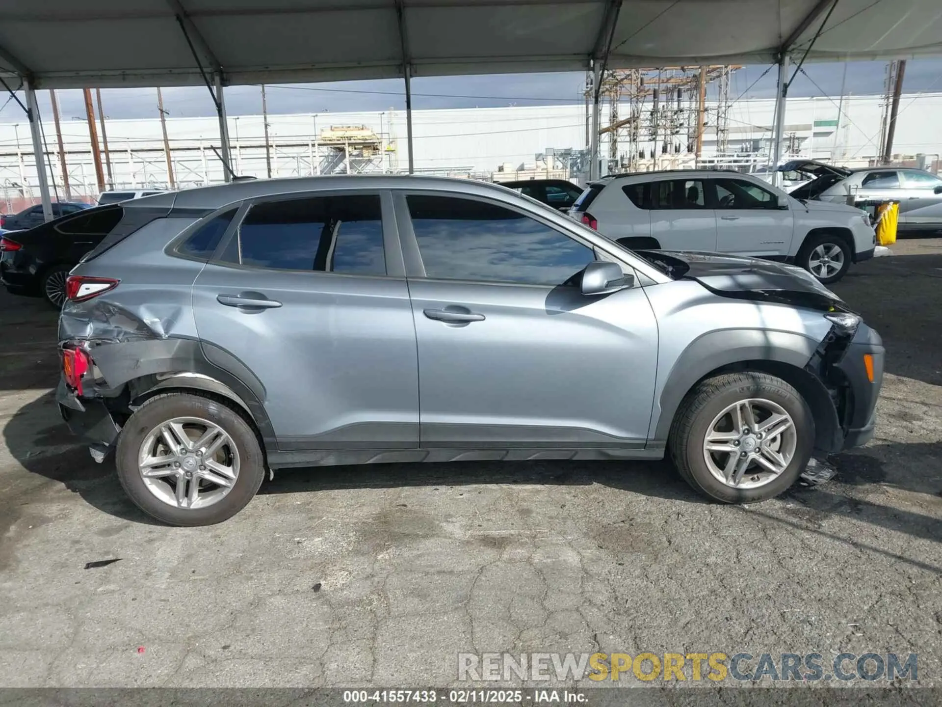 13 Photograph of a damaged car KM8K1CAA1MU690480 HYUNDAI KONA 2021