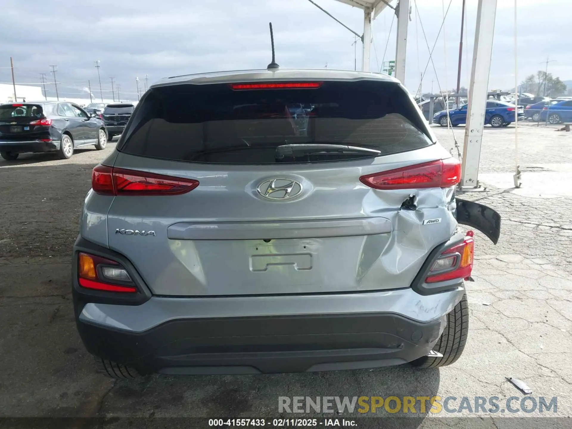 16 Photograph of a damaged car KM8K1CAA1MU690480 HYUNDAI KONA 2021