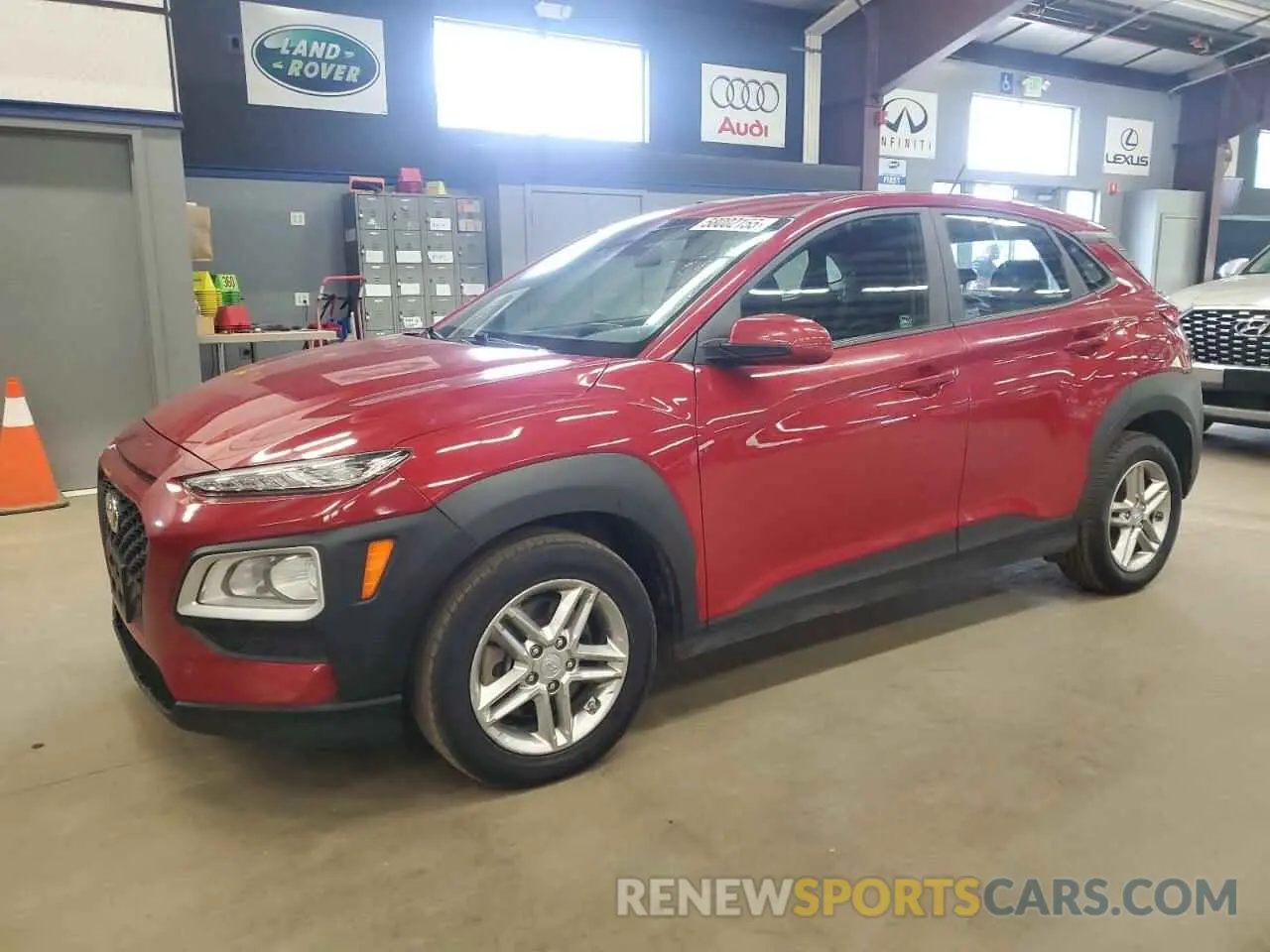 1 Photograph of a damaged car KM8K1CAA2MU711353 HYUNDAI KONA 2021