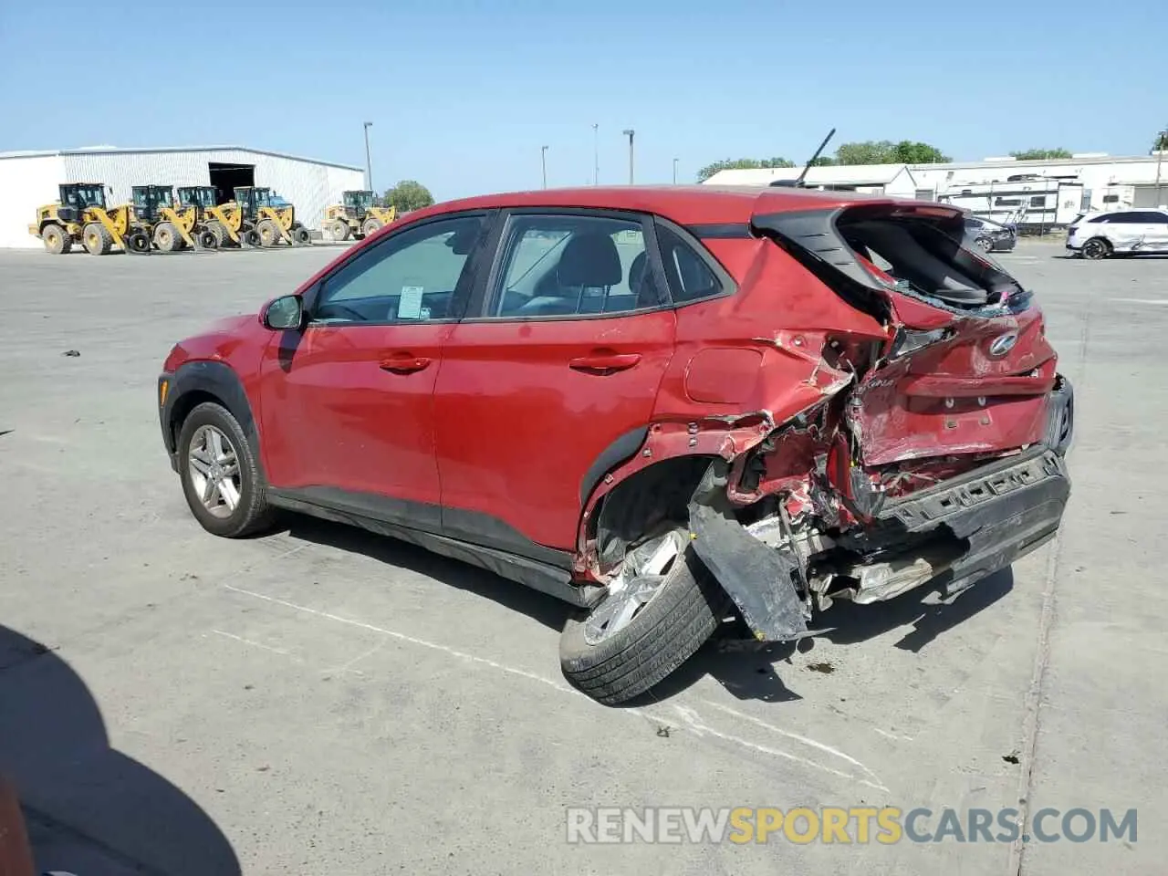 2 Photograph of a damaged car KM8K1CAA2MU748175 HYUNDAI KONA 2021