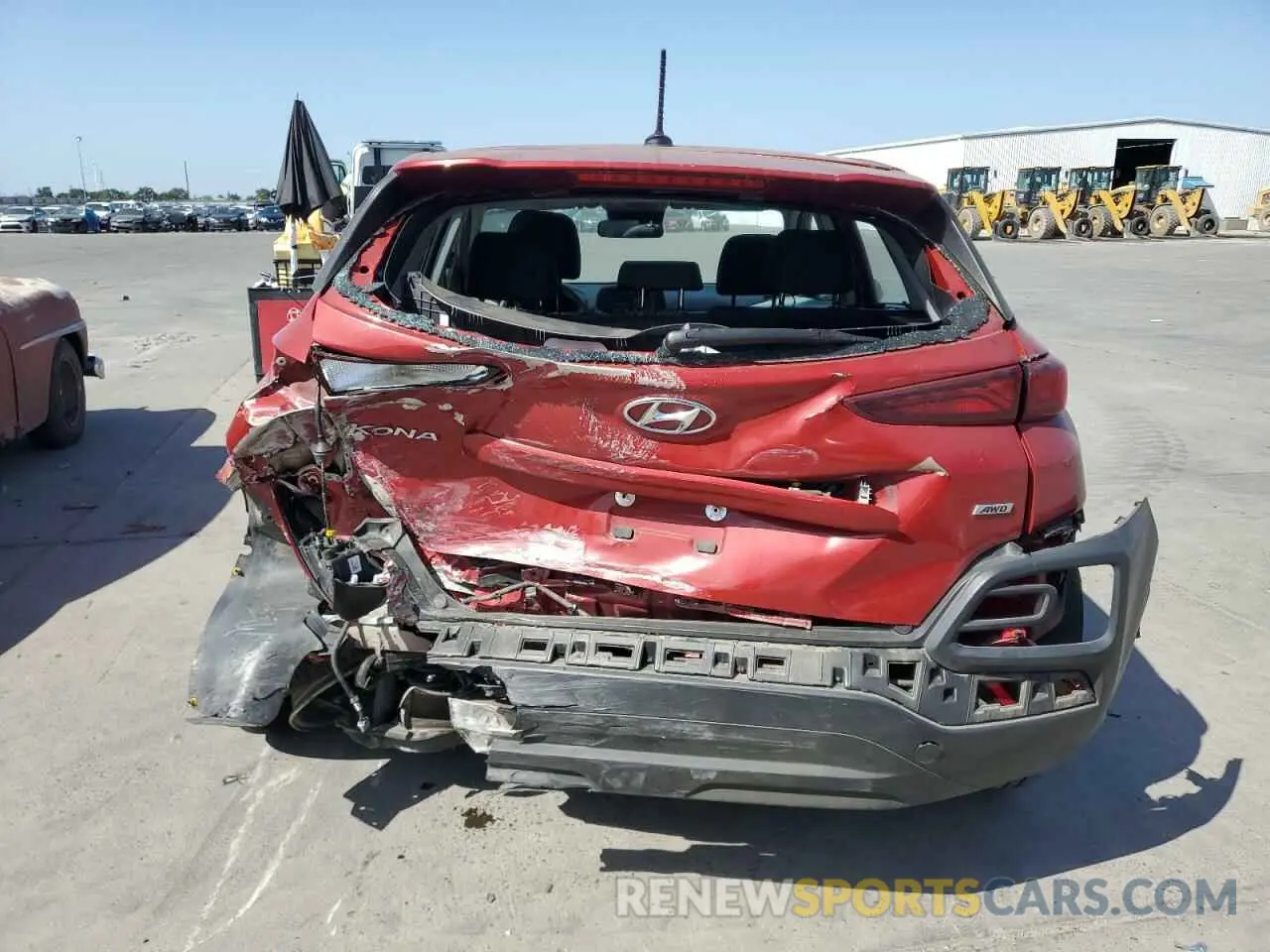 6 Photograph of a damaged car KM8K1CAA2MU748175 HYUNDAI KONA 2021
