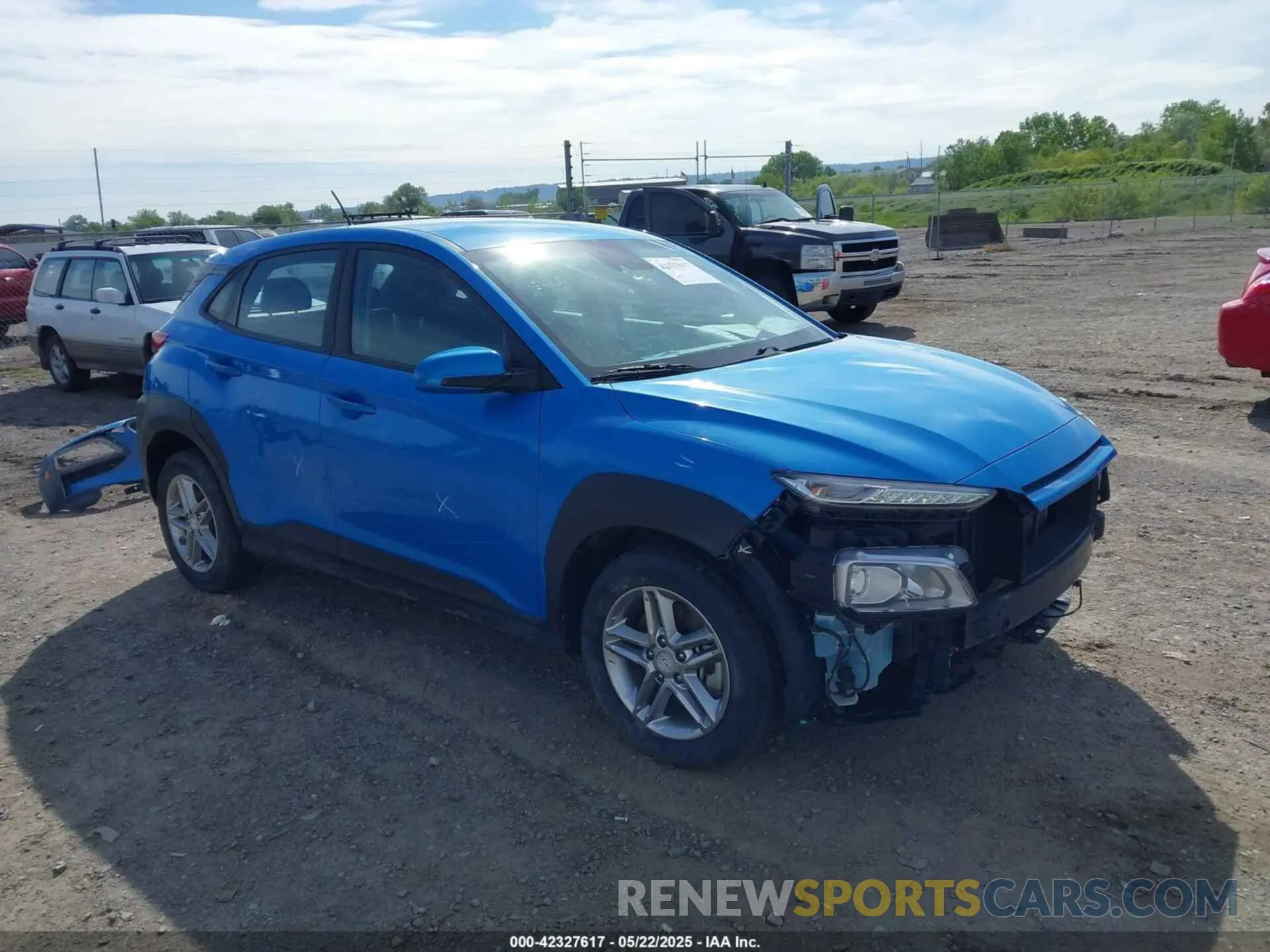 1 Photograph of a damaged car KM8K1CAA3MU635352 HYUNDAI KONA 2021