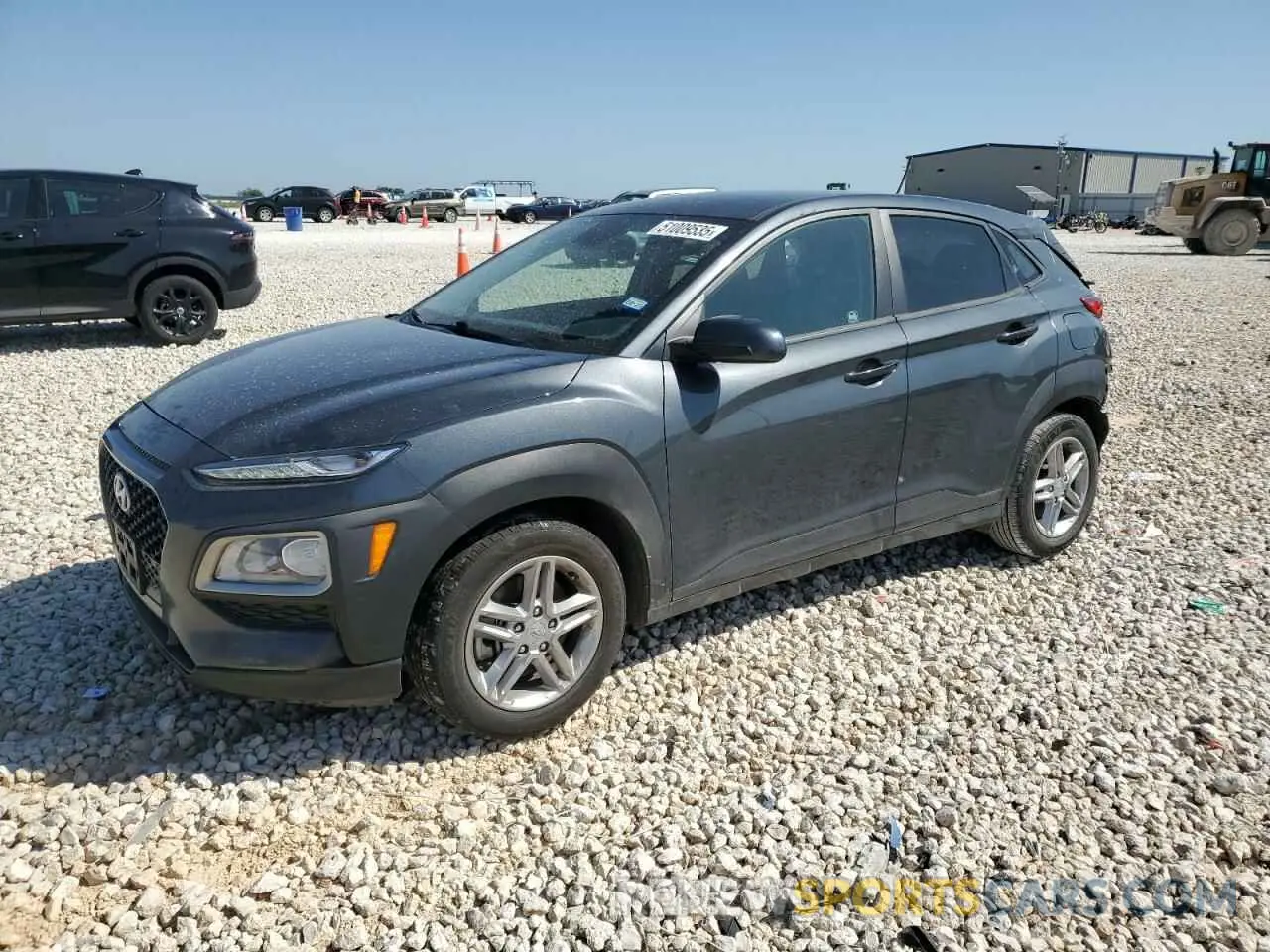 1 Photograph of a damaged car KM8K1CAA3MU653690 HYUNDAI KONA 2021