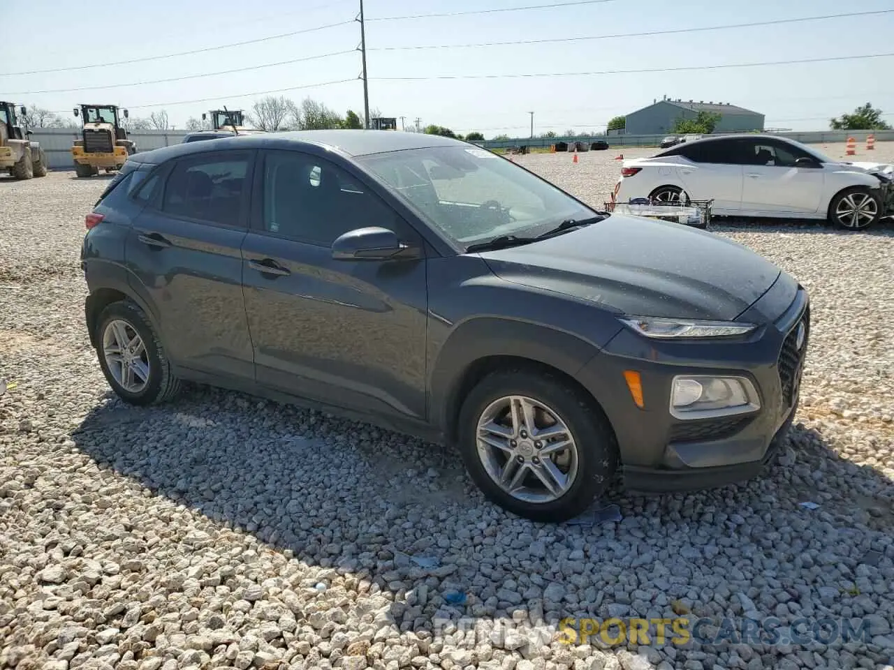 4 Photograph of a damaged car KM8K1CAA3MU653690 HYUNDAI KONA 2021