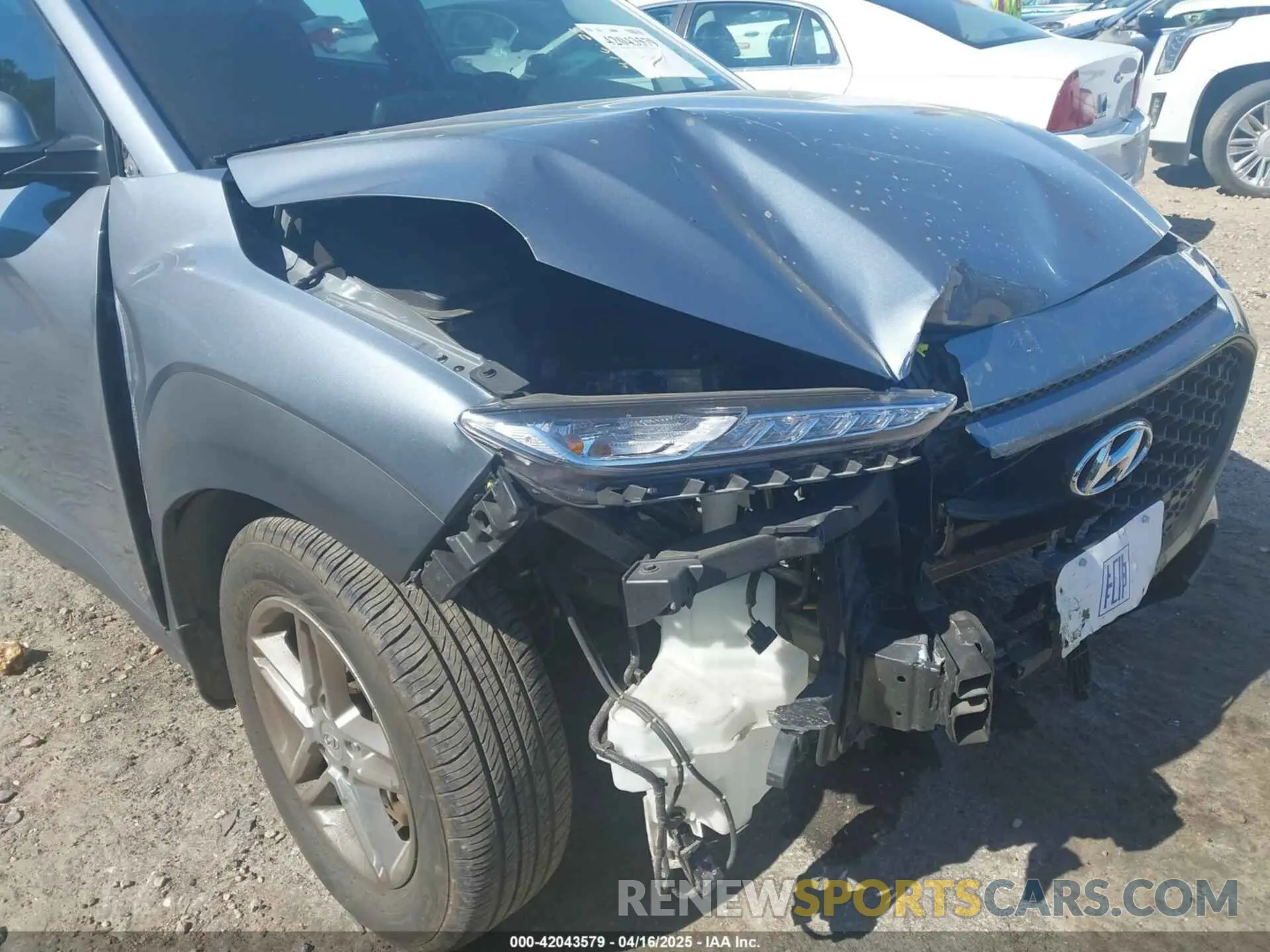 6 Photograph of a damaged car KM8K1CAA3MU674975 HYUNDAI KONA 2021