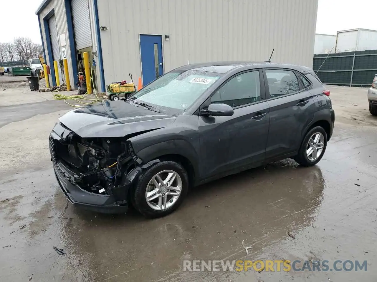 1 Photograph of a damaged car KM8K1CAA4MU685385 HYUNDAI KONA 2021