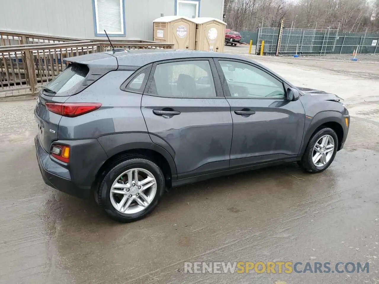 3 Photograph of a damaged car KM8K1CAA4MU685385 HYUNDAI KONA 2021