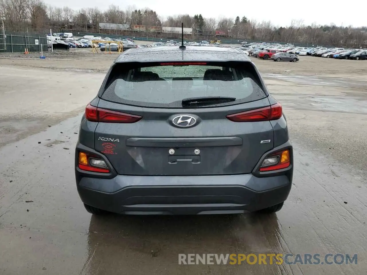 6 Photograph of a damaged car KM8K1CAA4MU685385 HYUNDAI KONA 2021