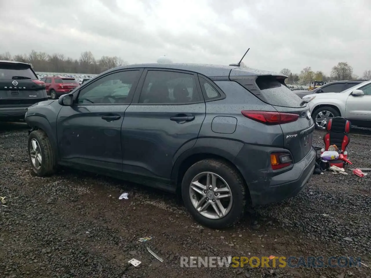 2 Photograph of a damaged car KM8K1CAA4MU705330 HYUNDAI KONA 2021