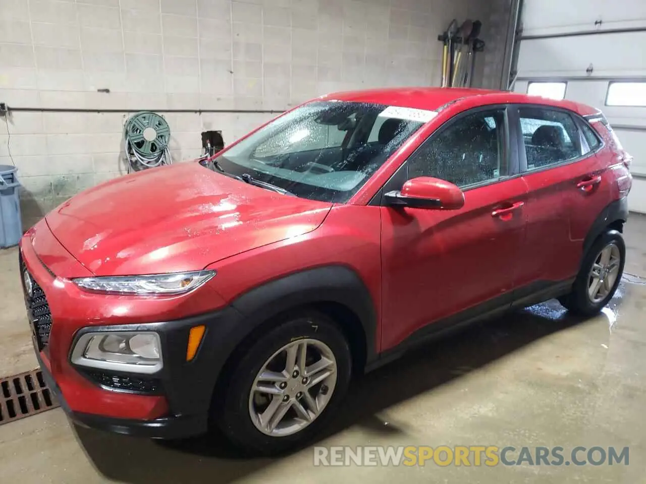 1 Photograph of a damaged car KM8K1CAA4MU739039 HYUNDAI KONA 2021