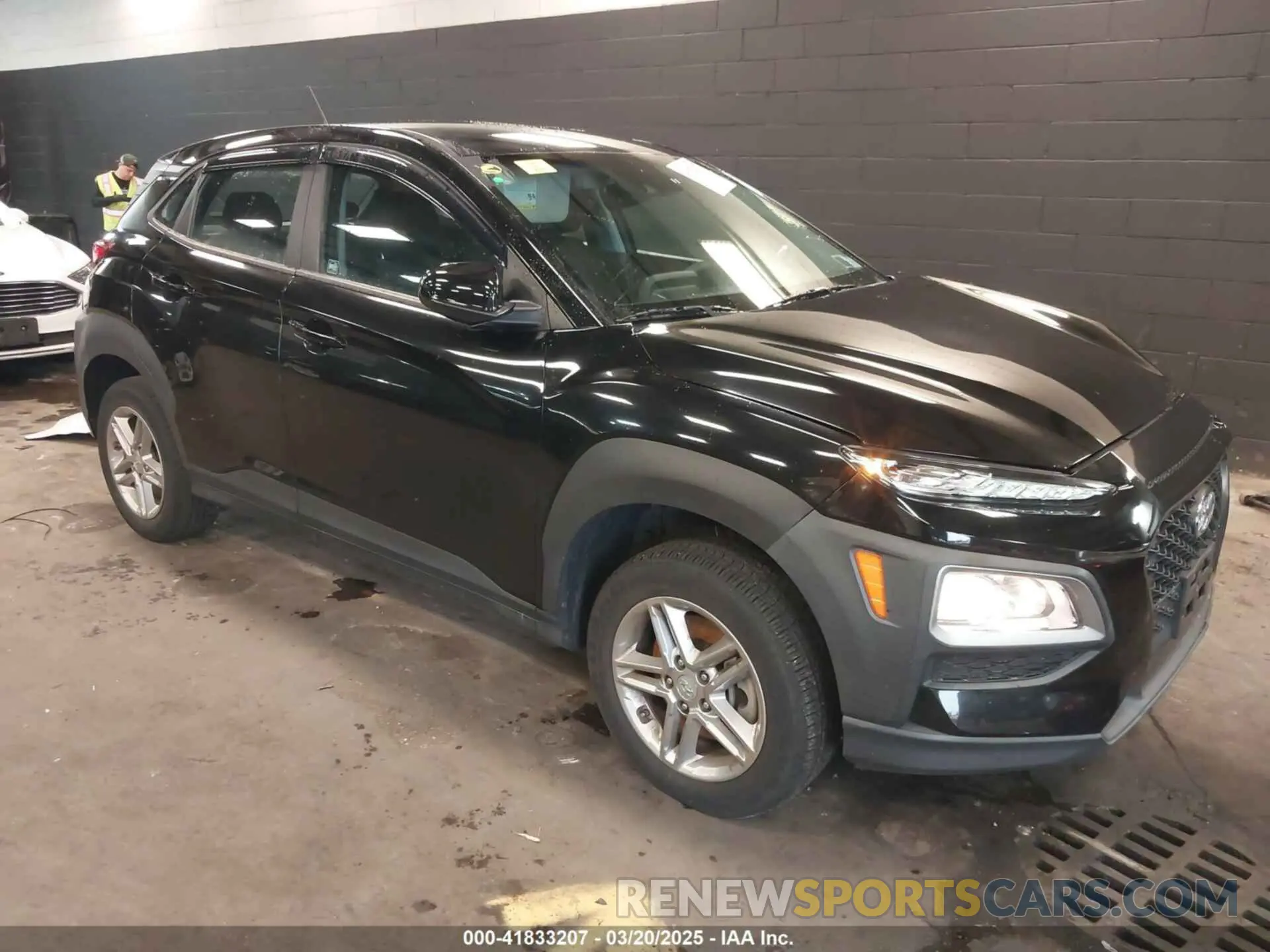 1 Photograph of a damaged car KM8K1CAA5MU647521 HYUNDAI KONA 2021
