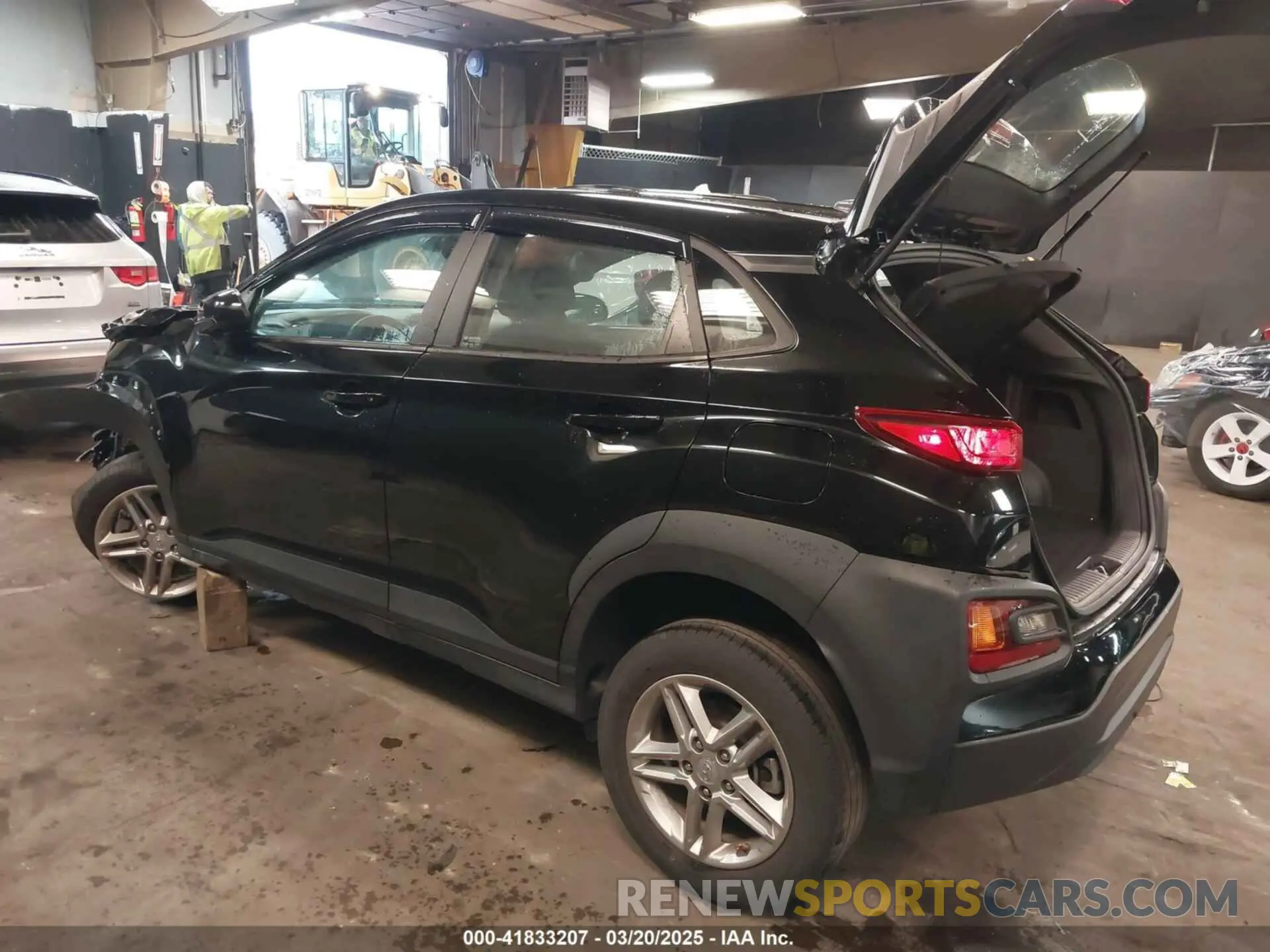 3 Photograph of a damaged car KM8K1CAA5MU647521 HYUNDAI KONA 2021