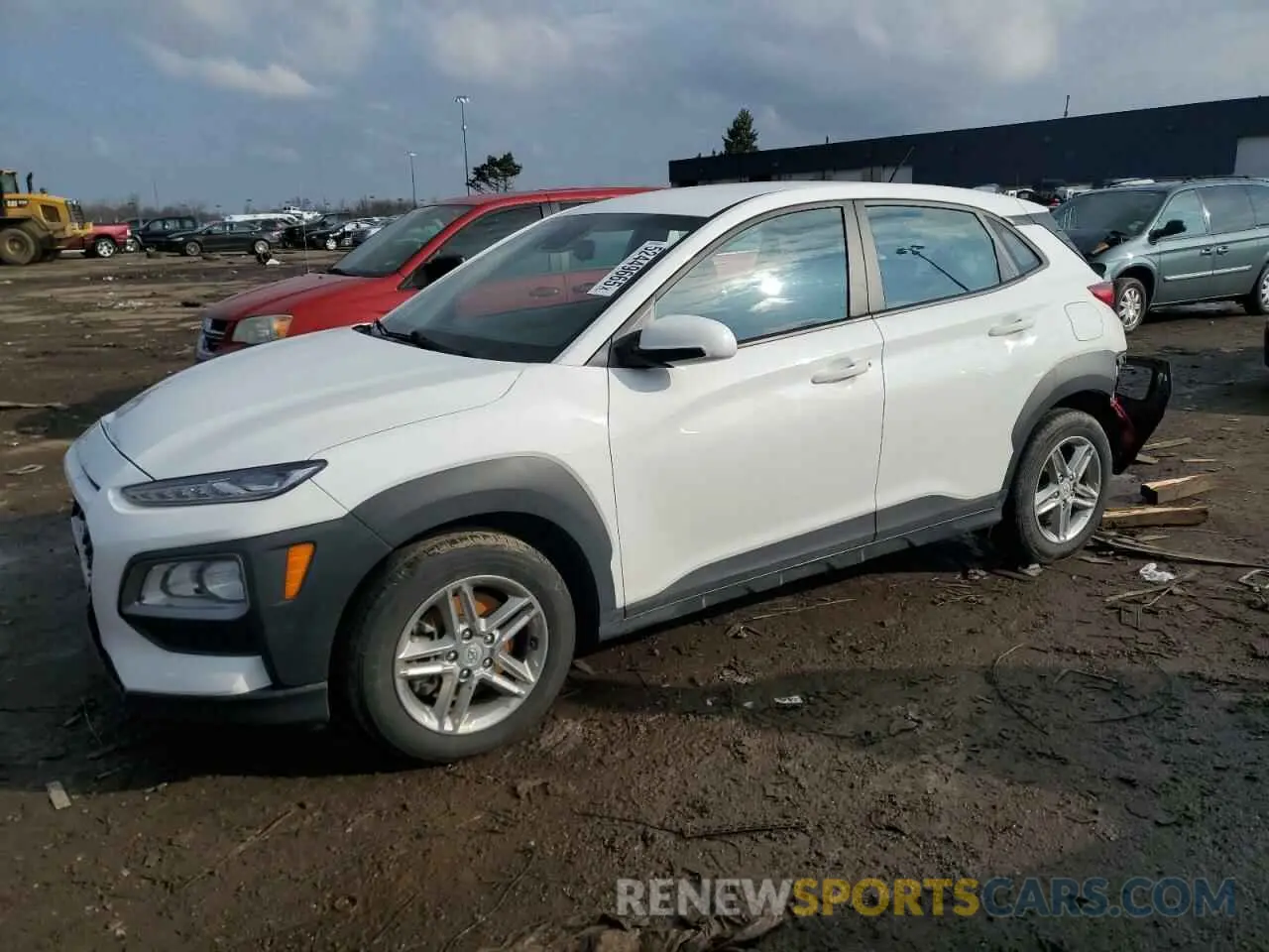 1 Photograph of a damaged car KM8K1CAA5MU716269 HYUNDAI KONA 2021