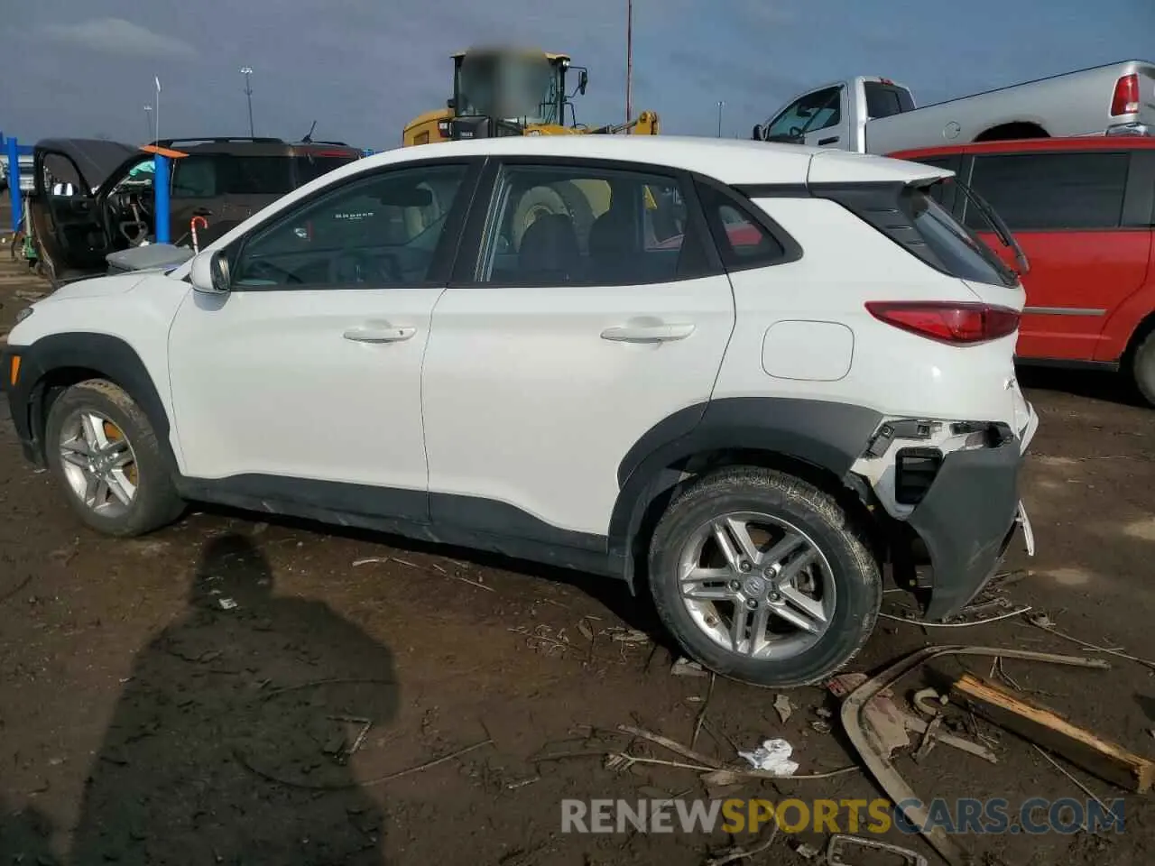 2 Photograph of a damaged car KM8K1CAA5MU716269 HYUNDAI KONA 2021