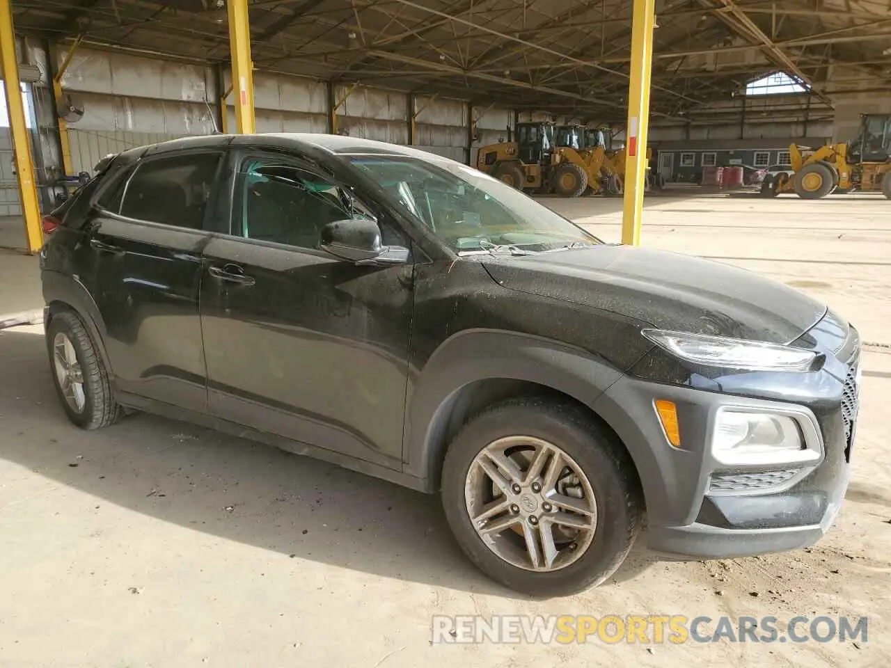 4 Photograph of a damaged car KM8K1CAA6MU663324 HYUNDAI KONA 2021