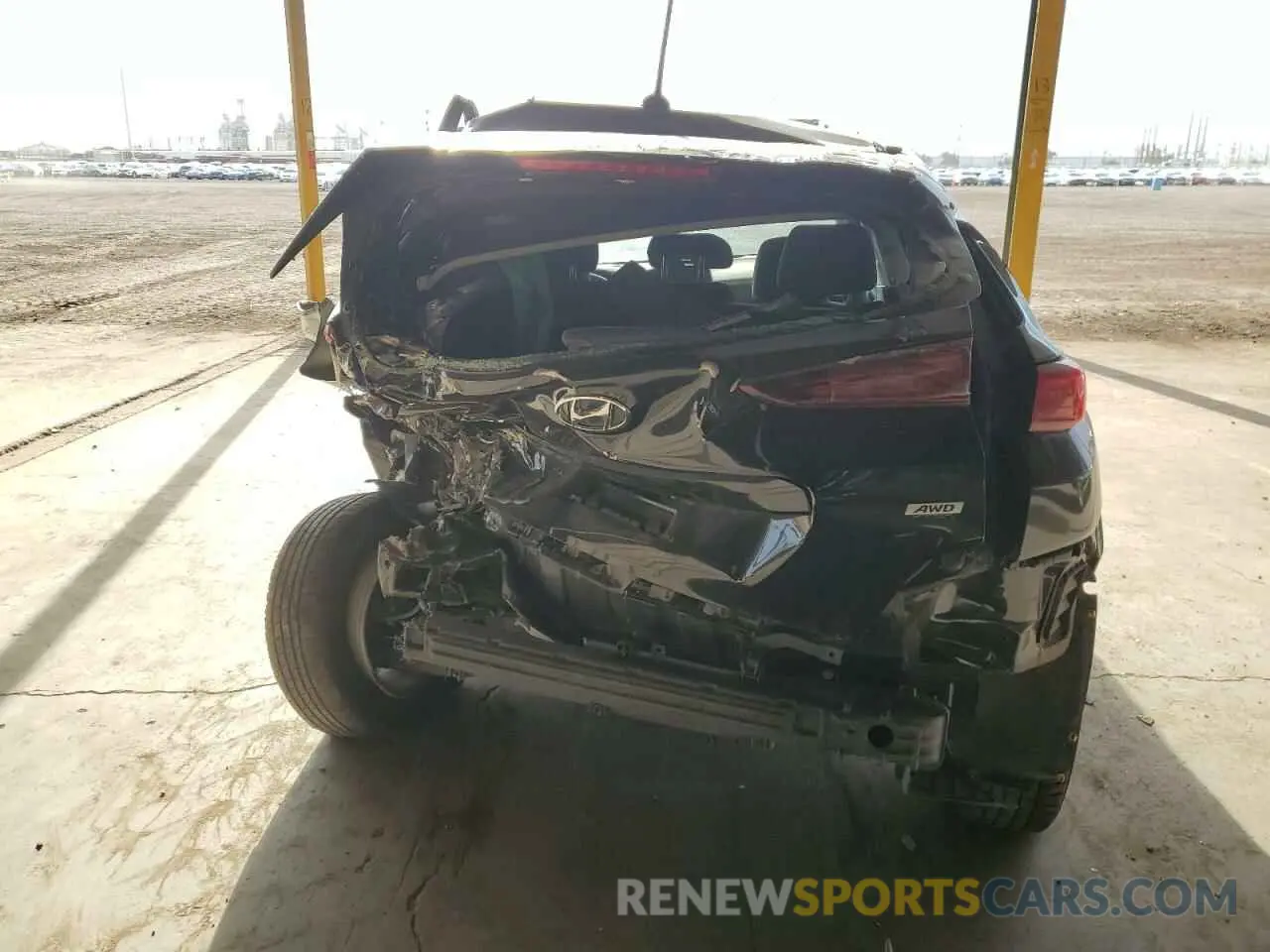 6 Photograph of a damaged car KM8K1CAA6MU663324 HYUNDAI KONA 2021