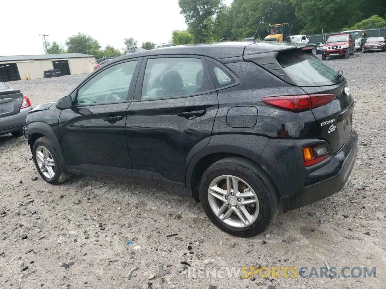 2 Photograph of a damaged car KM8K1CAA7MU630607 HYUNDAI KONA 2021