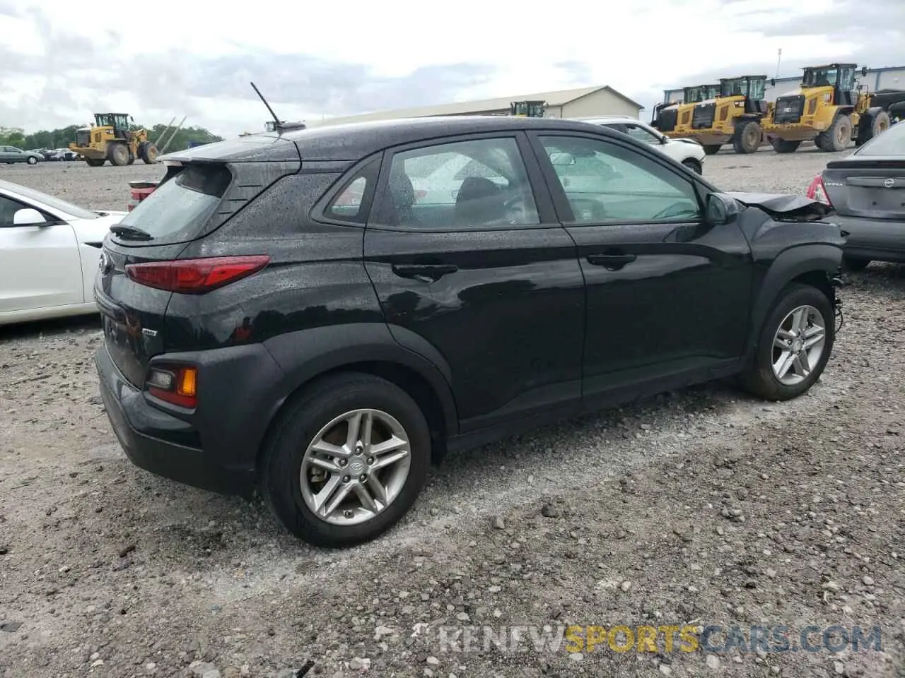 3 Photograph of a damaged car KM8K1CAA7MU630607 HYUNDAI KONA 2021