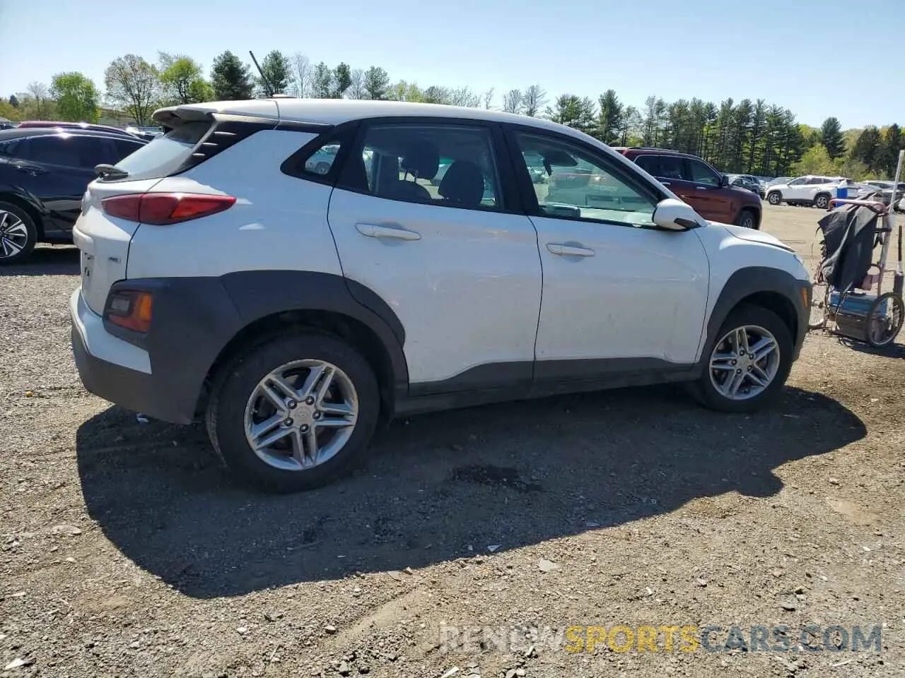 3 Photograph of a damaged car KM8K1CAA7MU659637 HYUNDAI KONA 2021