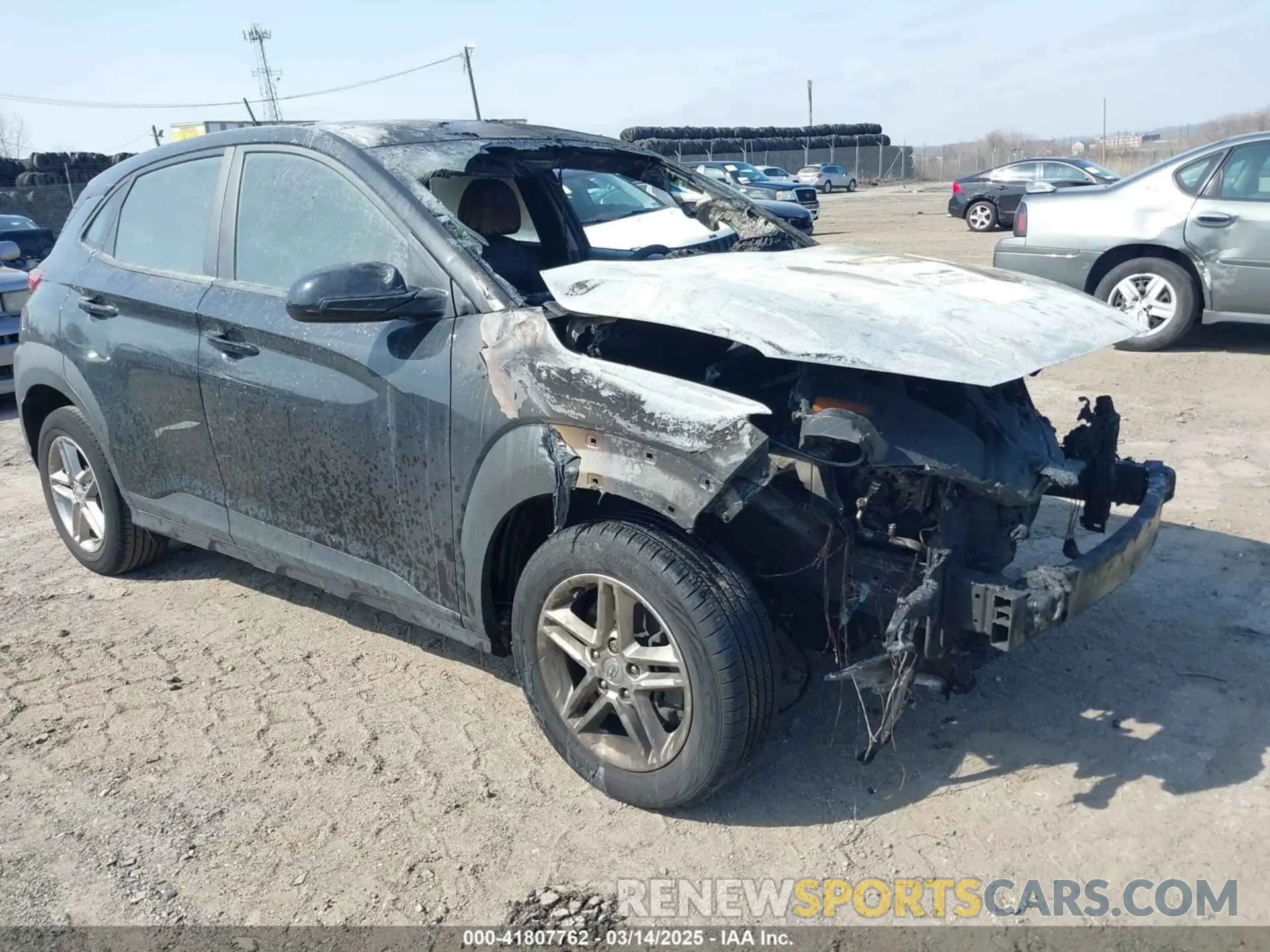 11 Photograph of a damaged car KM8K1CAA7MU746020 HYUNDAI KONA 2021