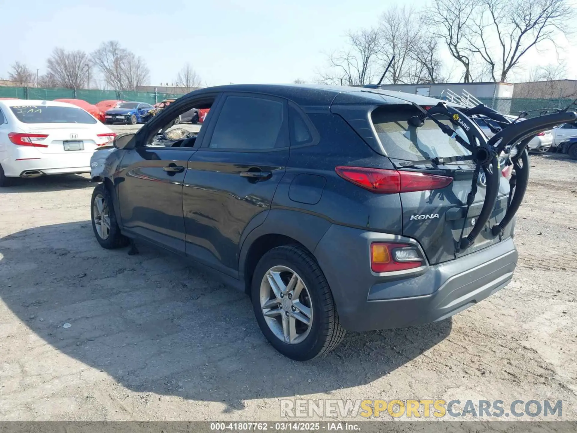 3 Photograph of a damaged car KM8K1CAA7MU746020 HYUNDAI KONA 2021