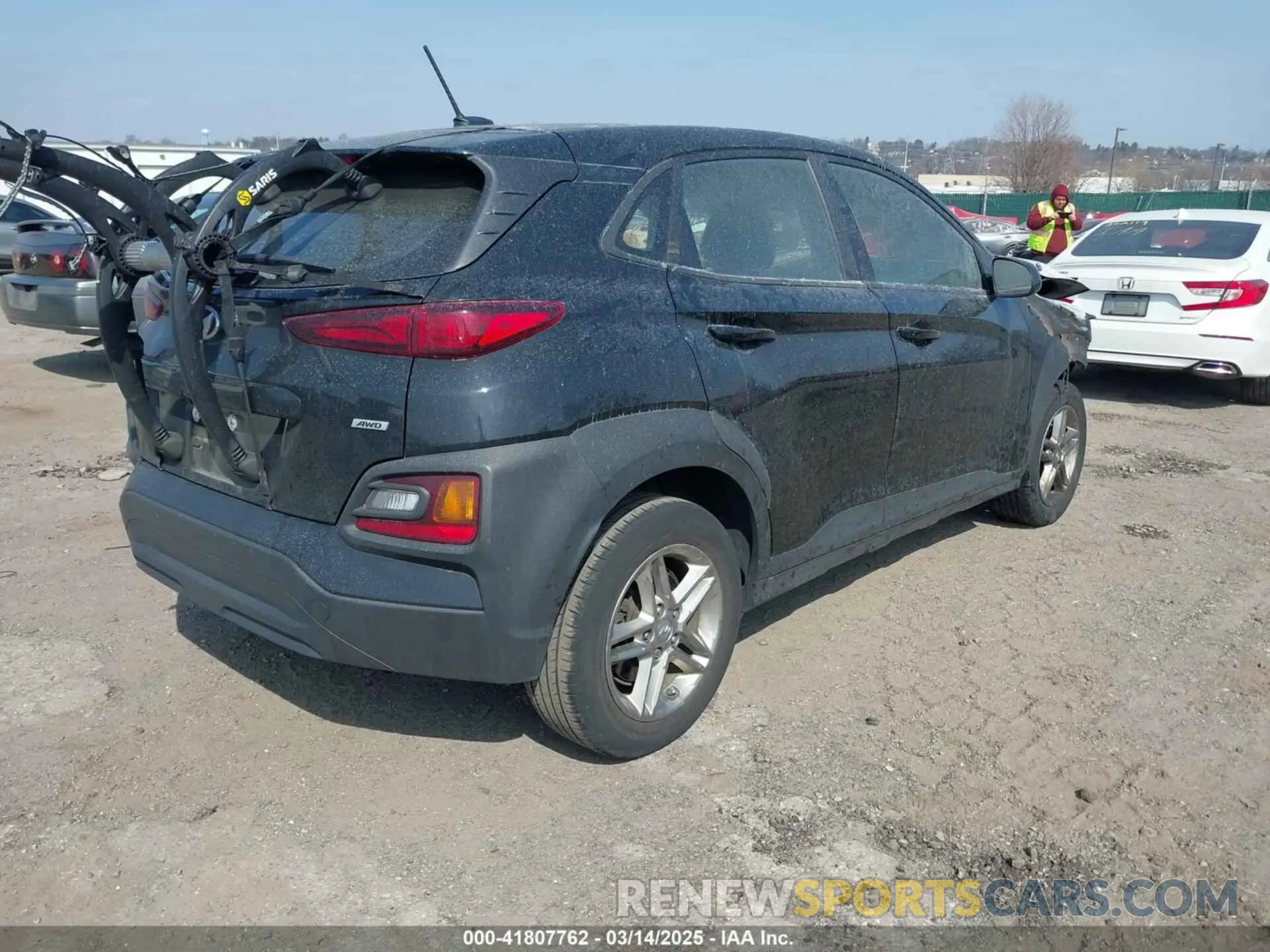4 Photograph of a damaged car KM8K1CAA7MU746020 HYUNDAI KONA 2021