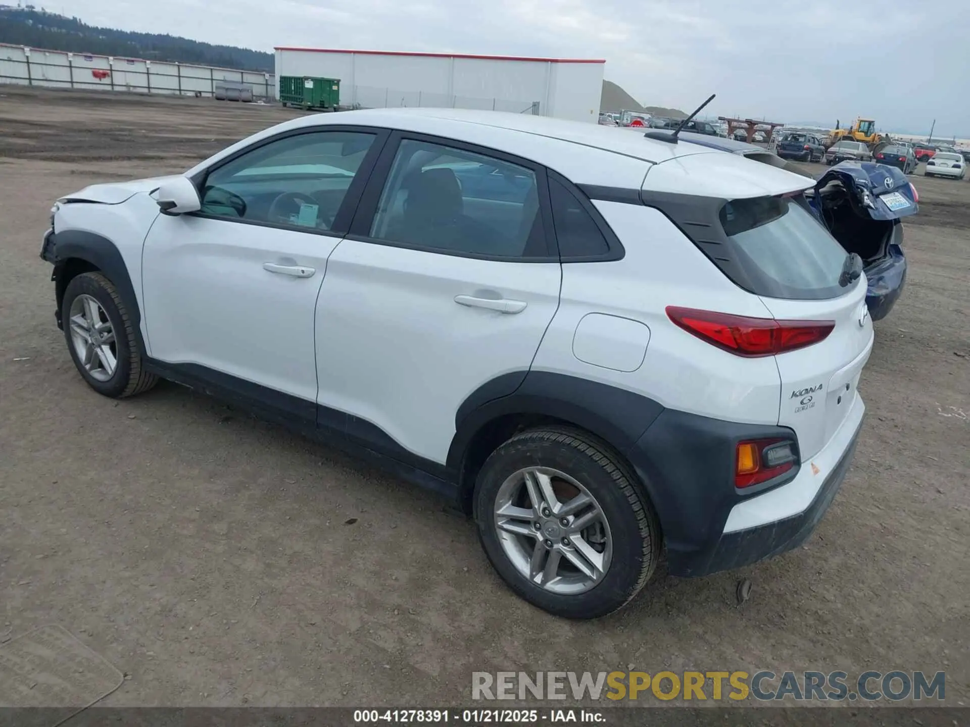 3 Photograph of a damaged car KM8K1CAA8MU691948 HYUNDAI KONA 2021
