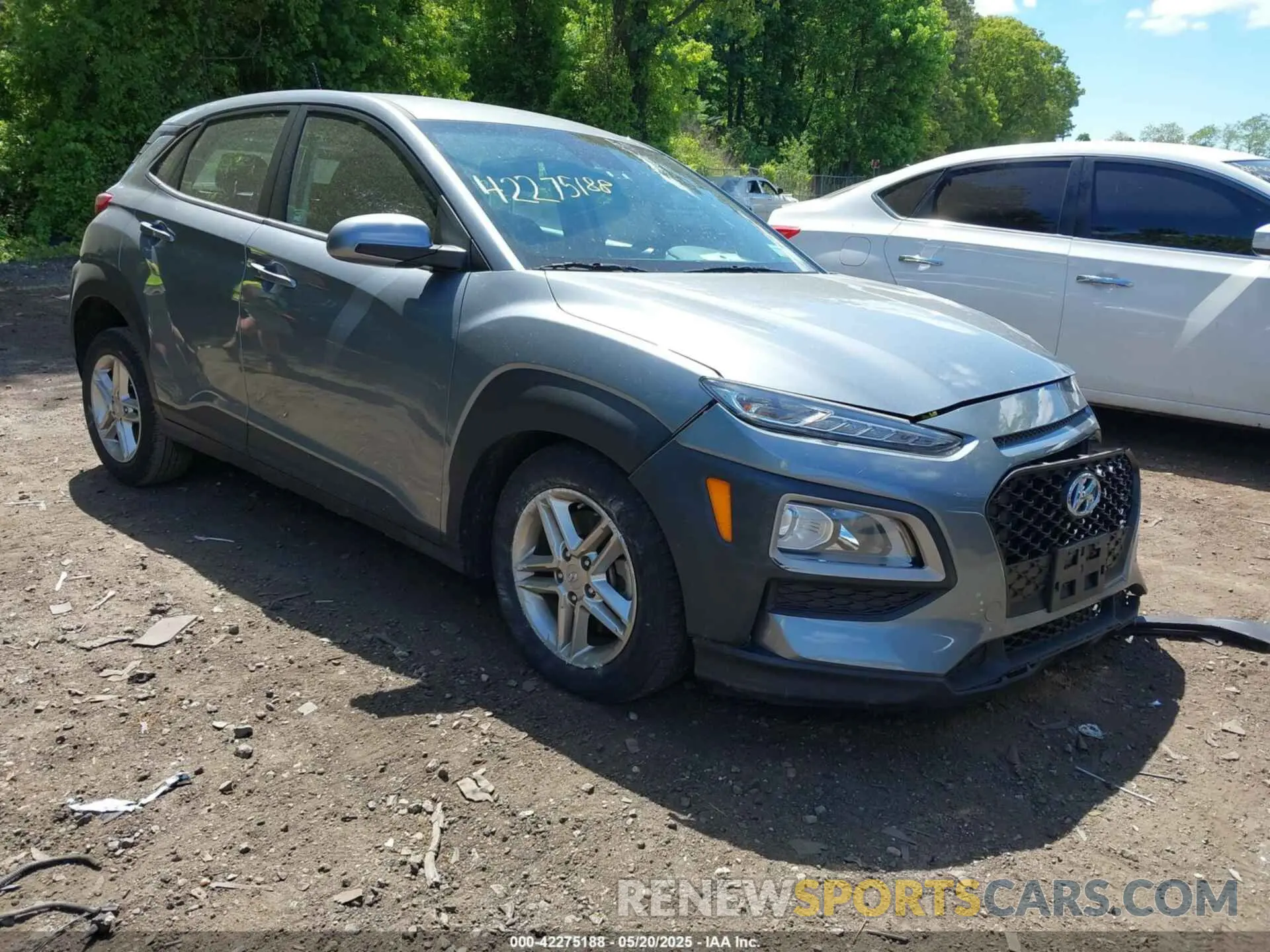 1 Photograph of a damaged car KM8K1CAA9MU723192 HYUNDAI KONA 2021