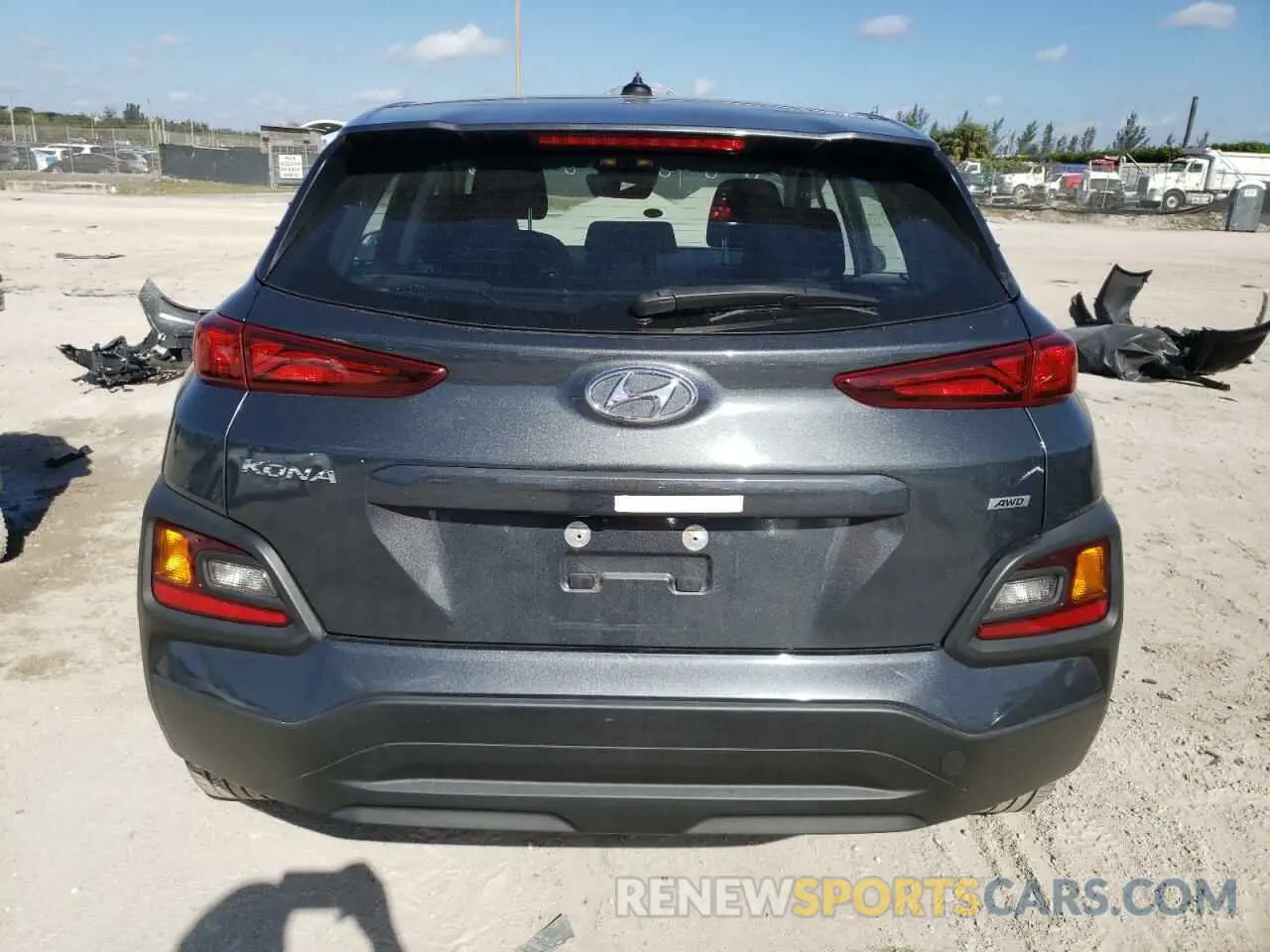 6 Photograph of a damaged car KM8K1CAAXMU676089 HYUNDAI KONA 2021