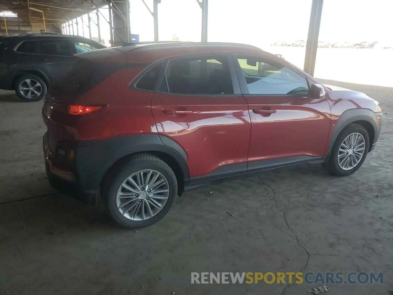 3 Photograph of a damaged car KM8K22AA0MU615762 HYUNDAI KONA 2021