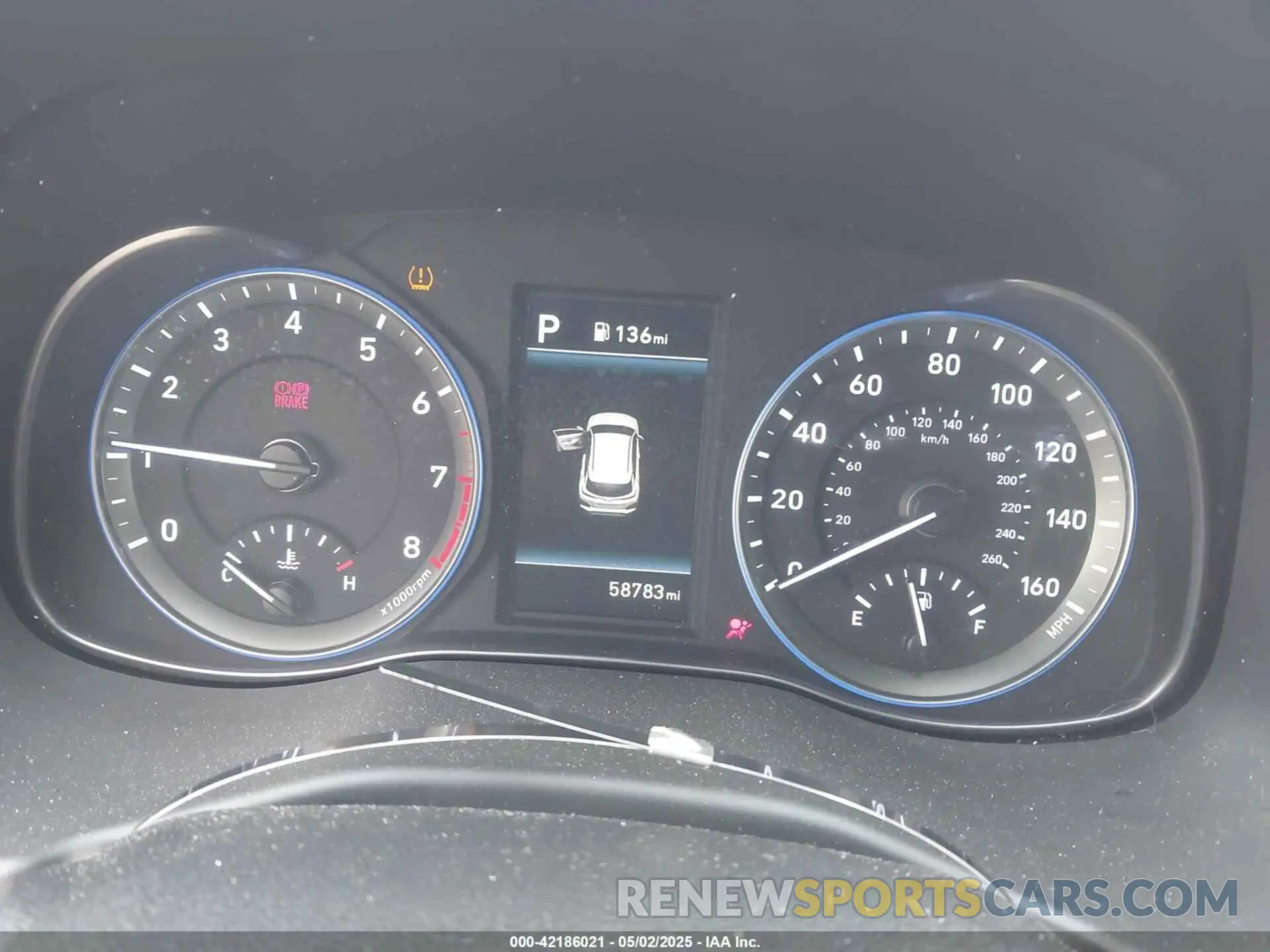 7 Photograph of a damaged car KM8K22AA1MU687408 HYUNDAI KONA 2021