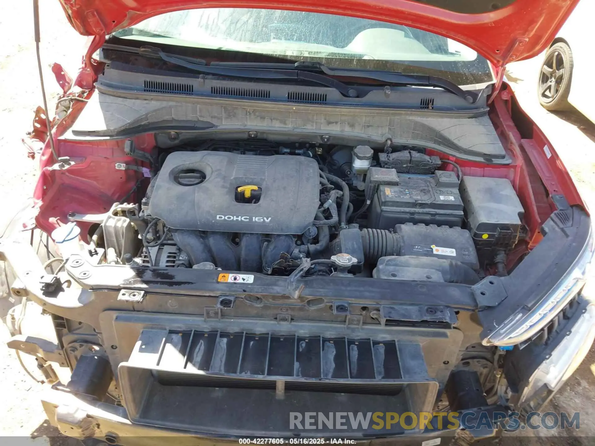 10 Photograph of a damaged car KM8K22AA1MU707401 HYUNDAI KONA 2021