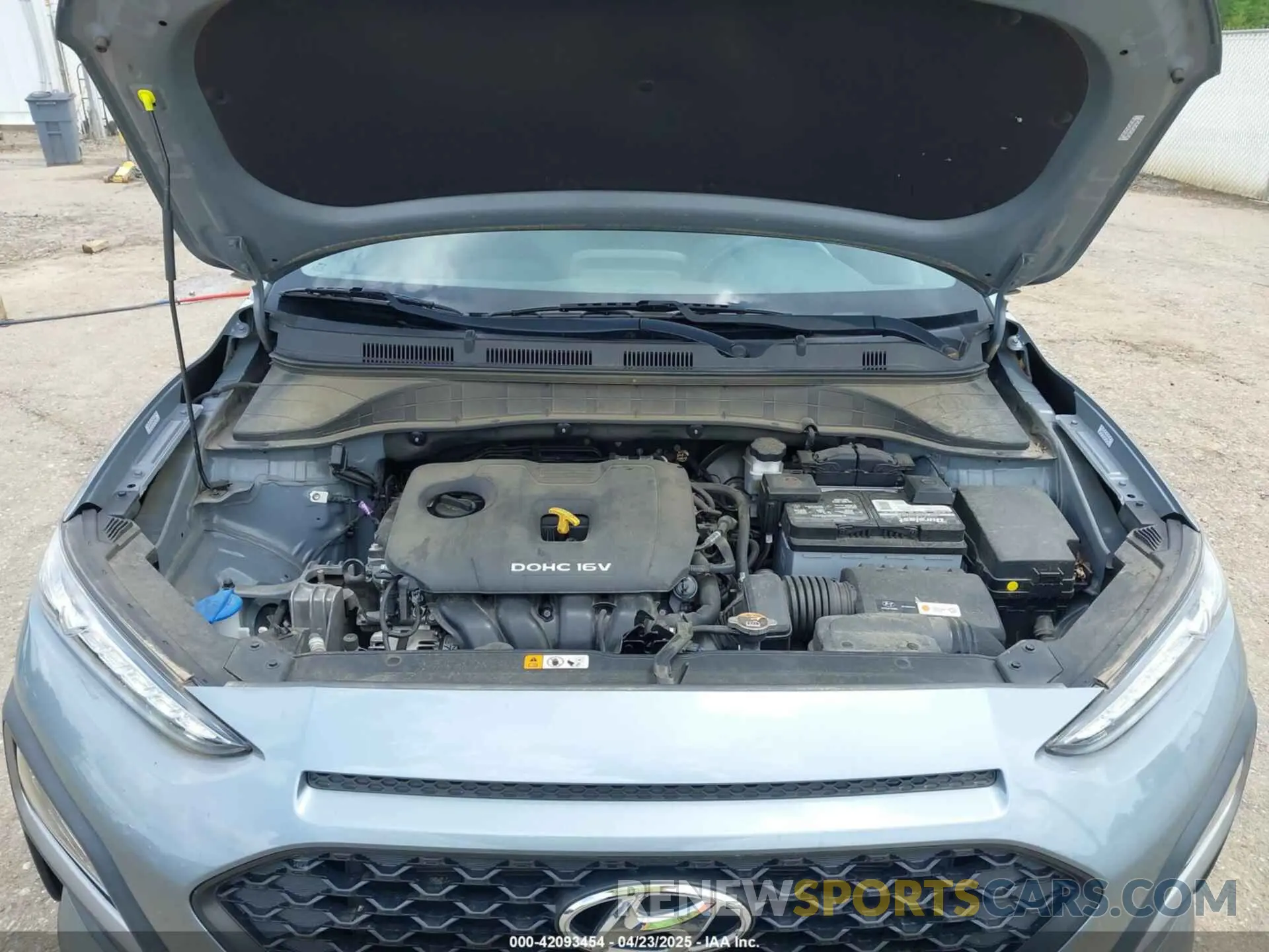 10 Photograph of a damaged car KM8K22AA2MU601507 HYUNDAI KONA 2021