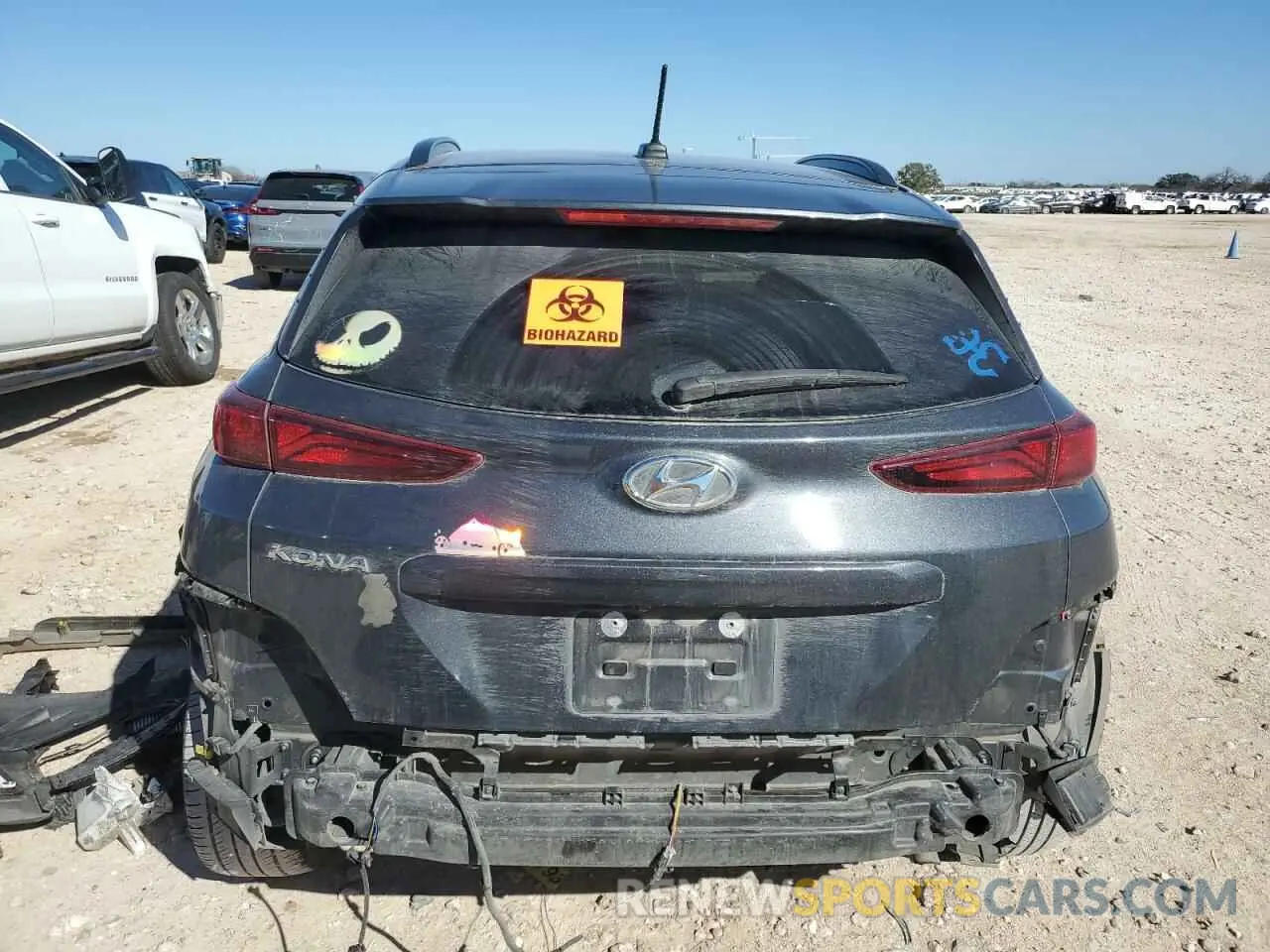 6 Photograph of a damaged car KM8K22AA2MU738964 HYUNDAI KONA 2021