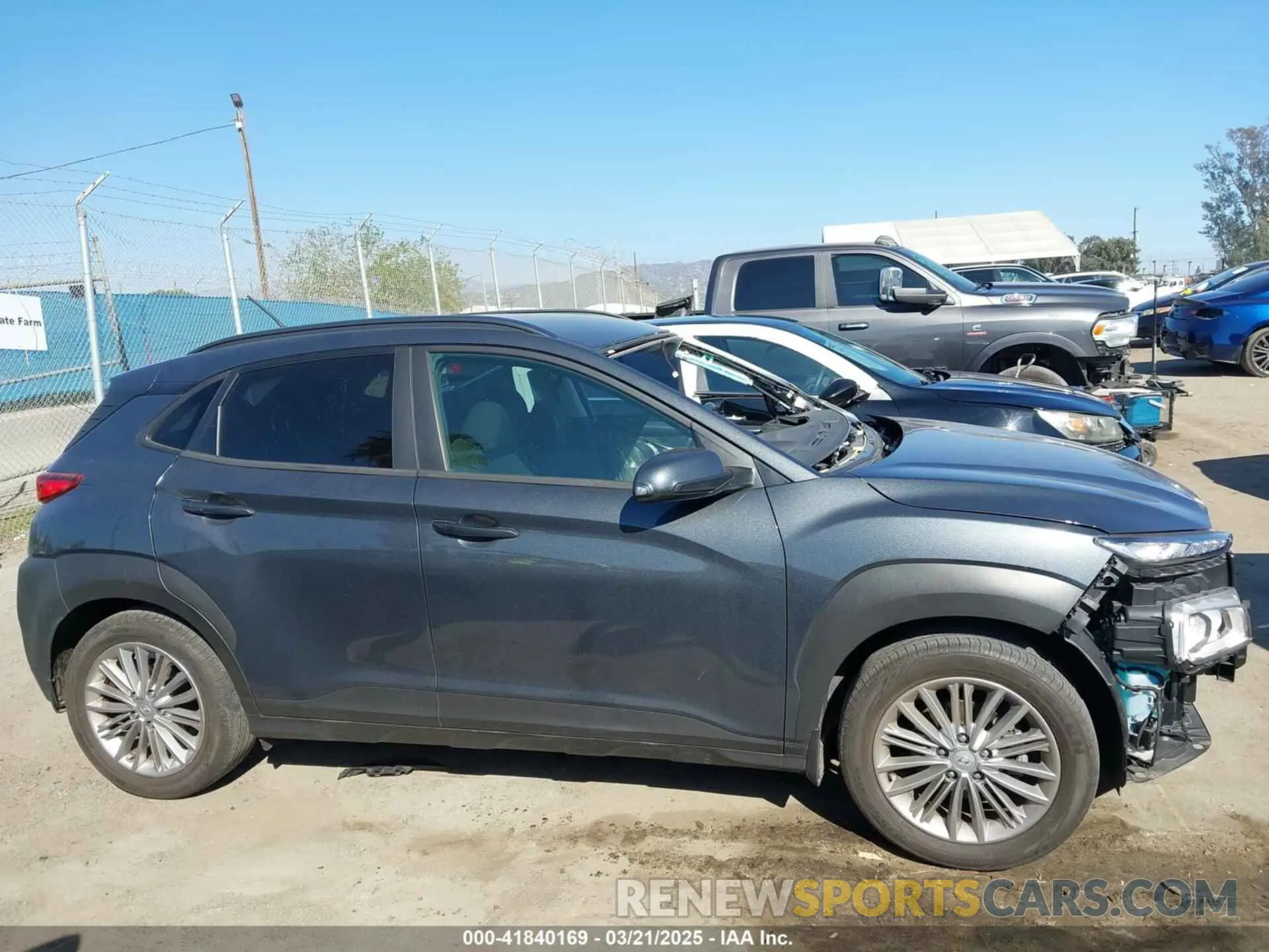 14 Photograph of a damaged car KM8K22AA3MU670951 HYUNDAI KONA 2021