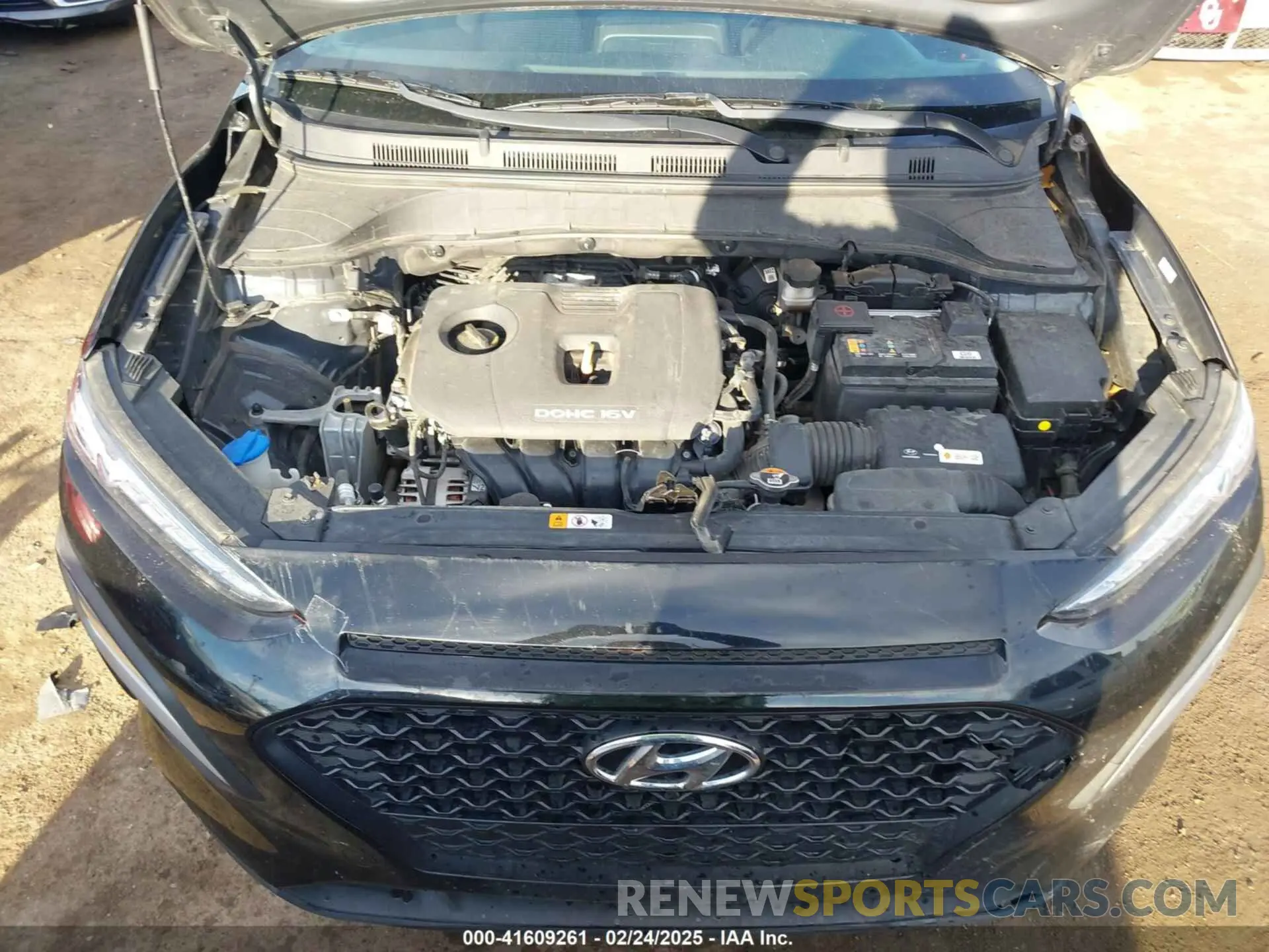 10 Photograph of a damaged car KM8K22AA3MU747284 HYUNDAI KONA 2021