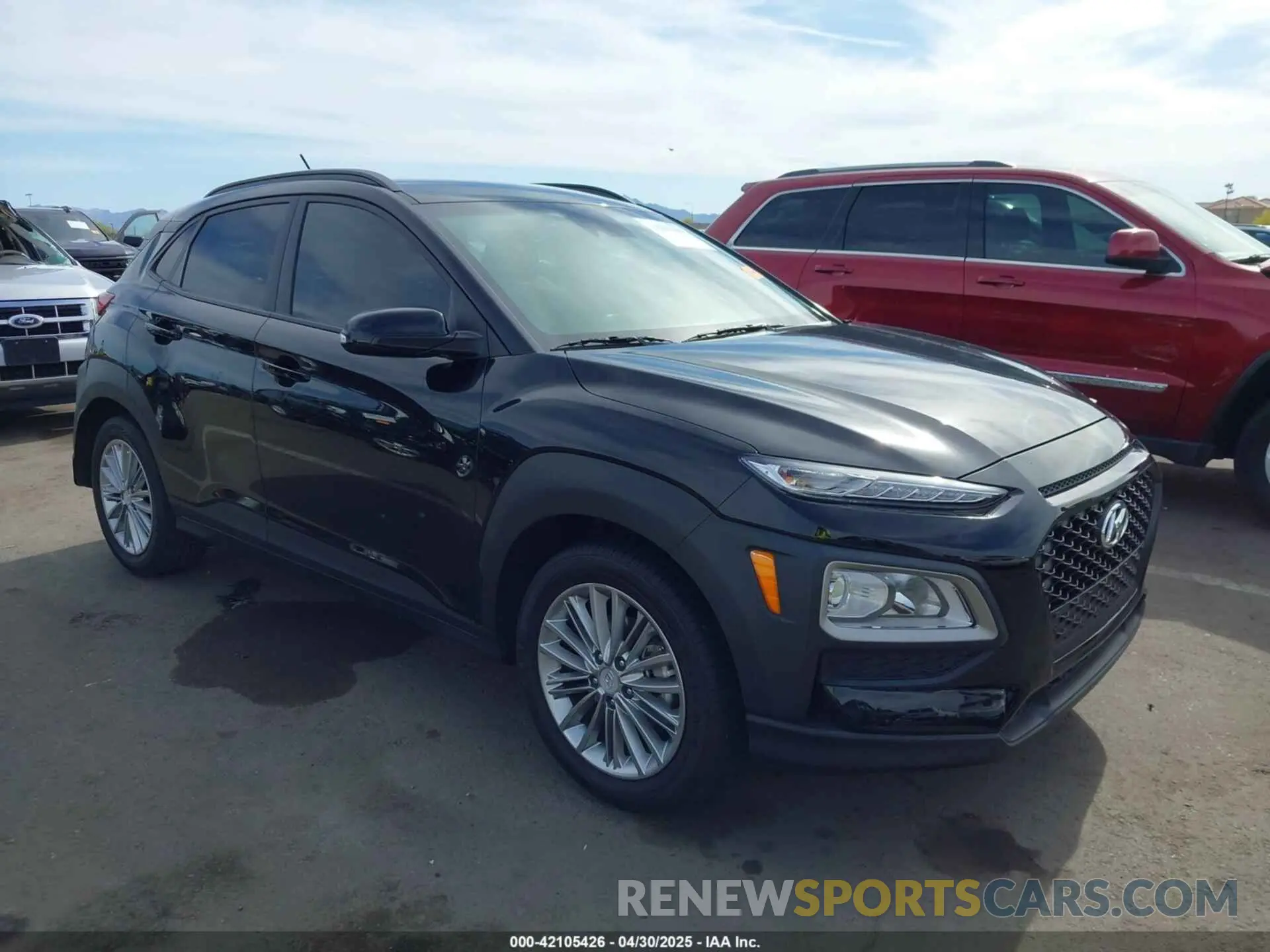 1 Photograph of a damaged car KM8K22AA4MU598979 HYUNDAI KONA 2021