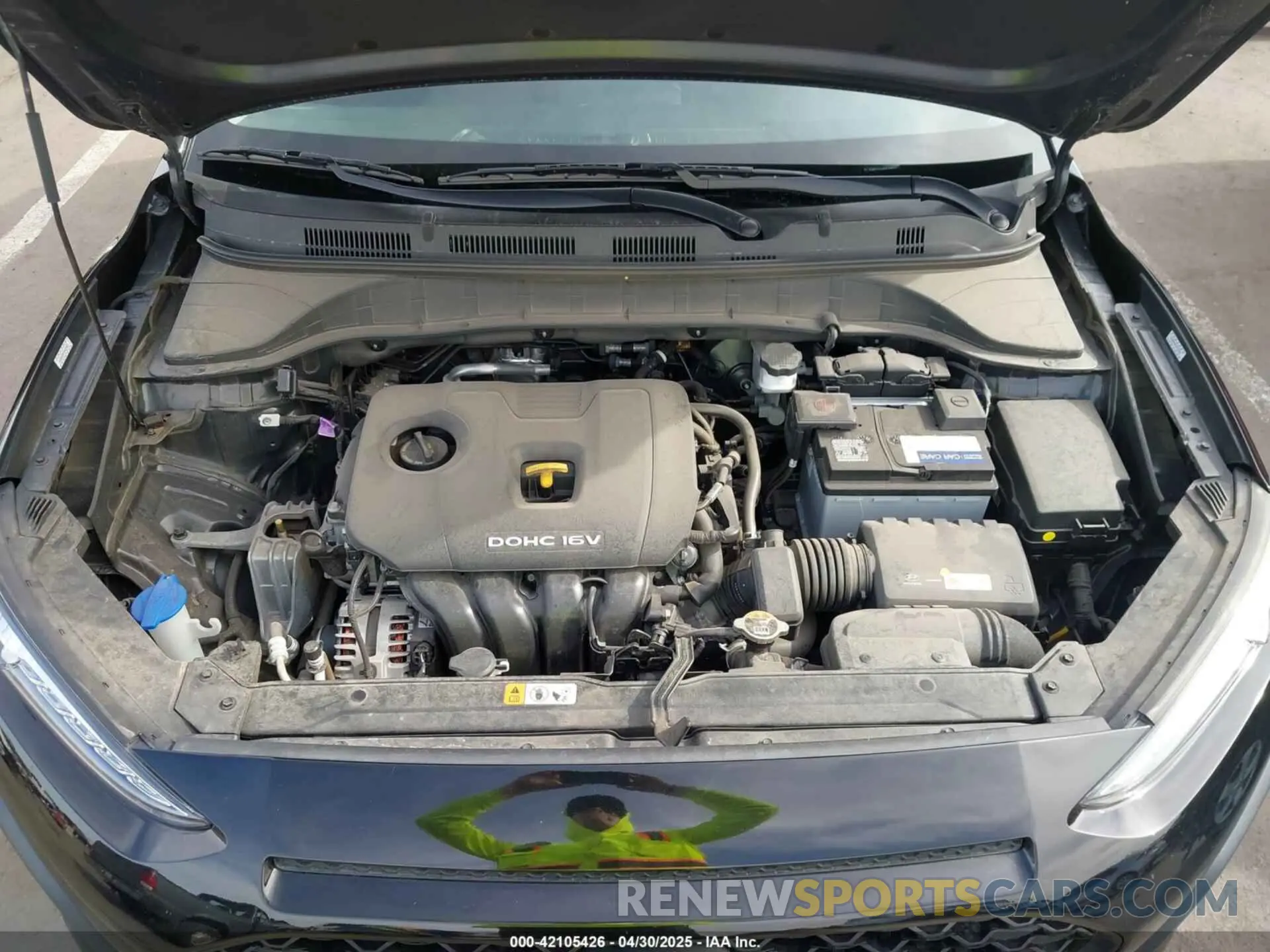 10 Photograph of a damaged car KM8K22AA4MU598979 HYUNDAI KONA 2021