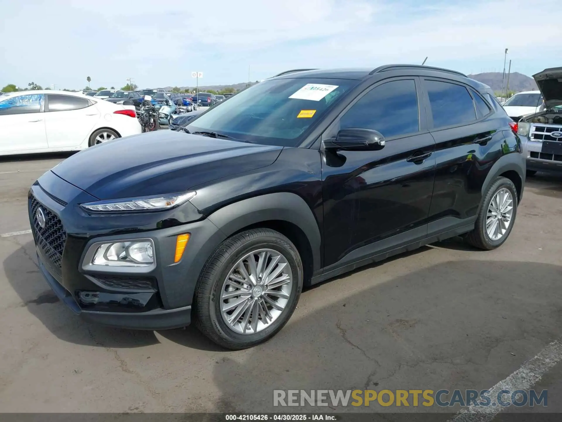 2 Photograph of a damaged car KM8K22AA4MU598979 HYUNDAI KONA 2021