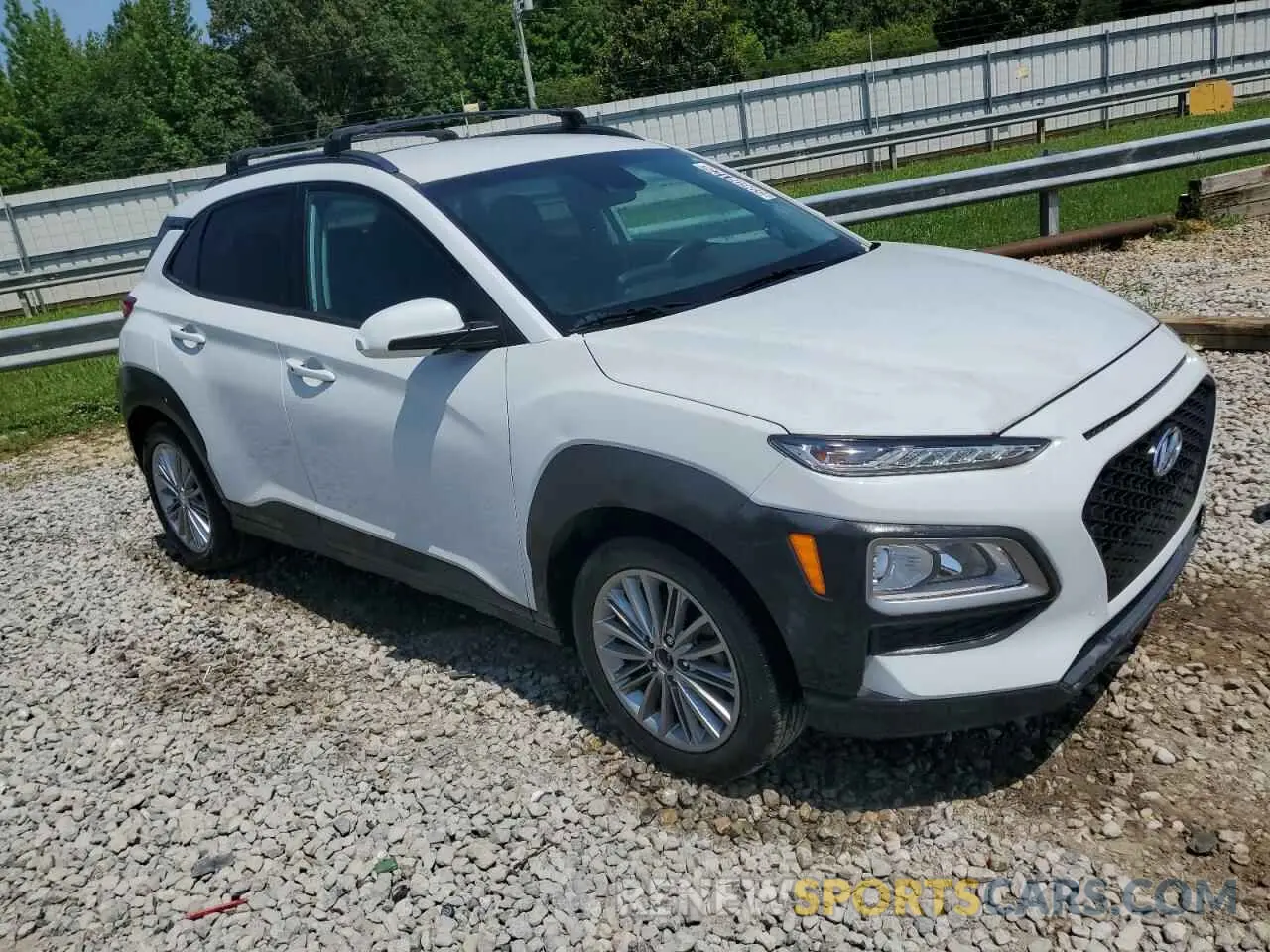 4 Photograph of a damaged car KM8K22AA4MU603470 HYUNDAI KONA 2021