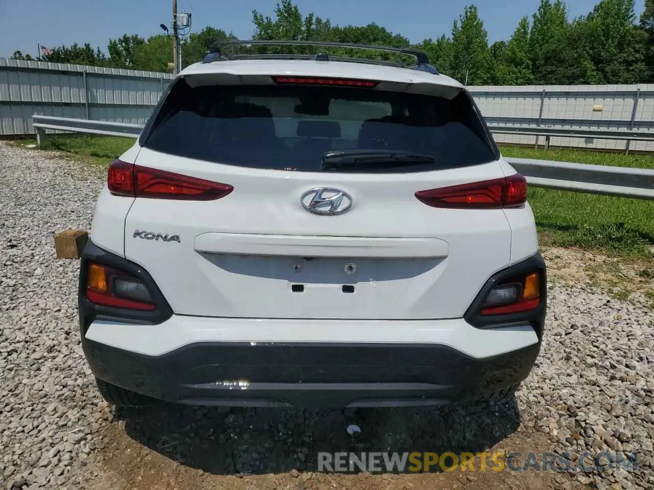 6 Photograph of a damaged car KM8K22AA4MU603470 HYUNDAI KONA 2021